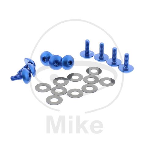 Pro Bolt Linsenschrauben-Satz M4 x 0.7mm 12mm blau