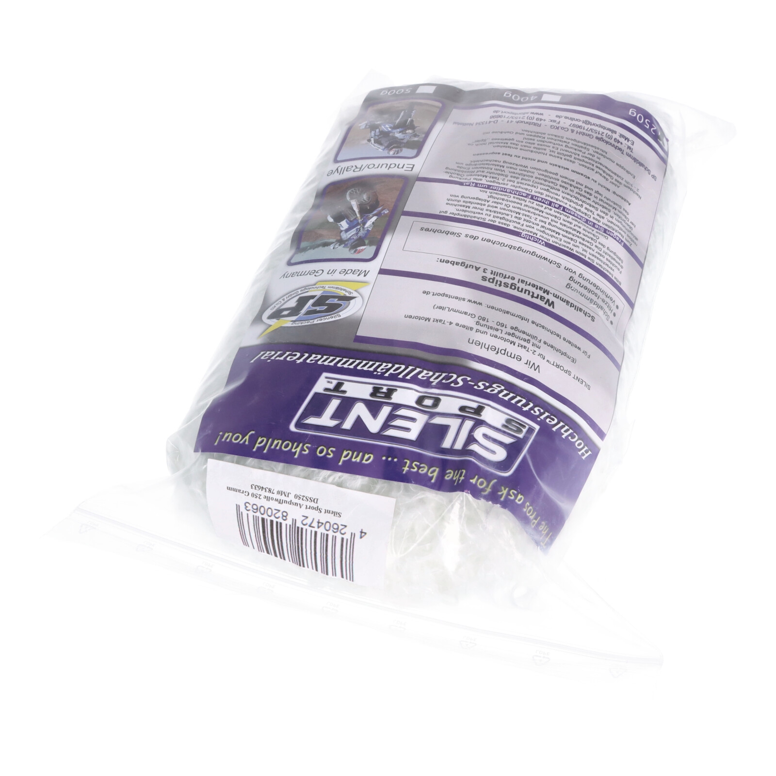 Silent Sport™ Dämmmaterial / Dämmwolle Auspuff