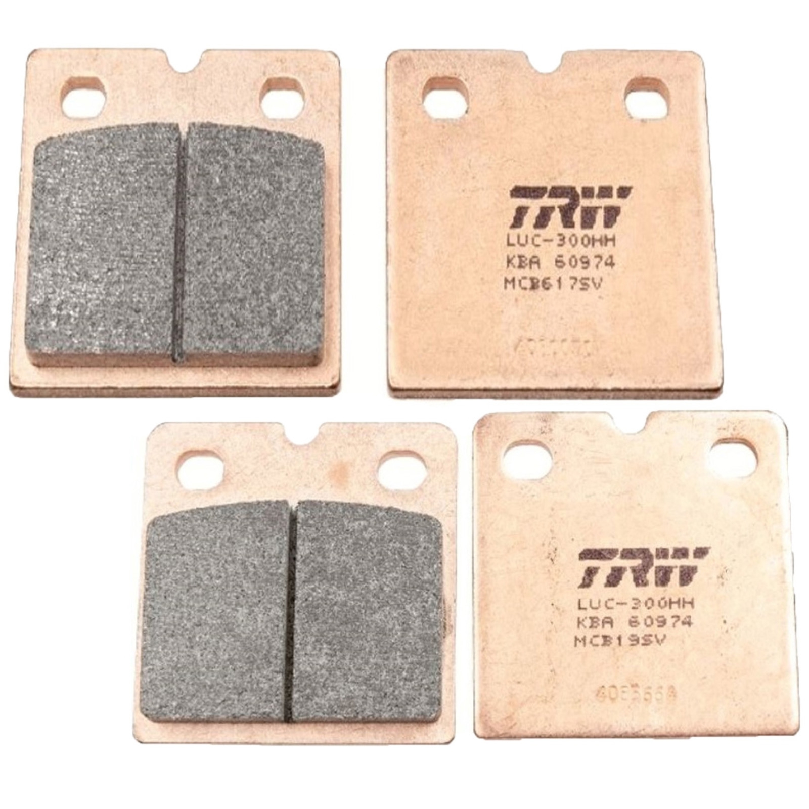 TRW Sintermetall Bremsbeläge Belagsatz vorne für BMW K75 K75/2 K75RT K75/S 0561 0562 0564