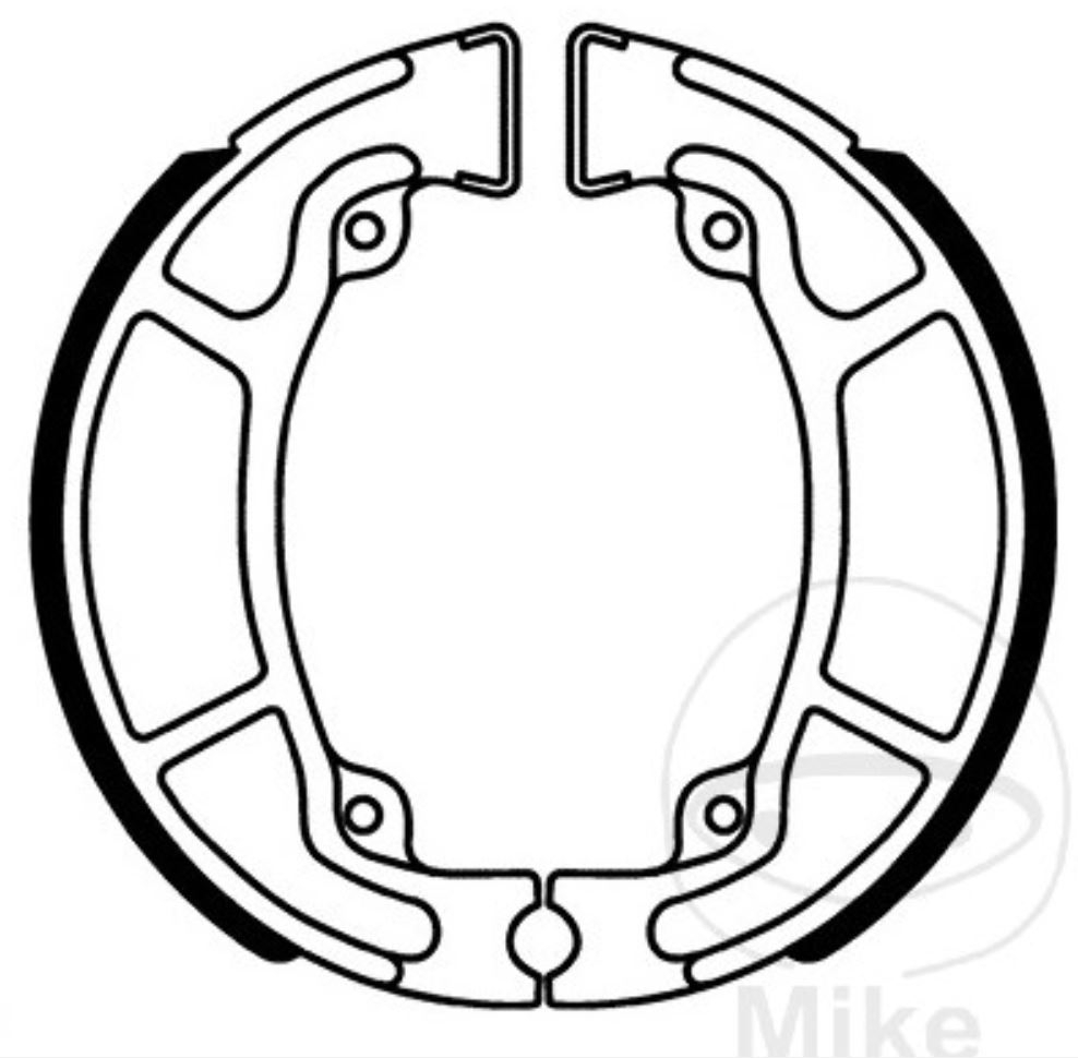 TRW Bremsbacken mit Federn MCS835 130x25mm für Honda NES SCV SES PES NHX CBF
