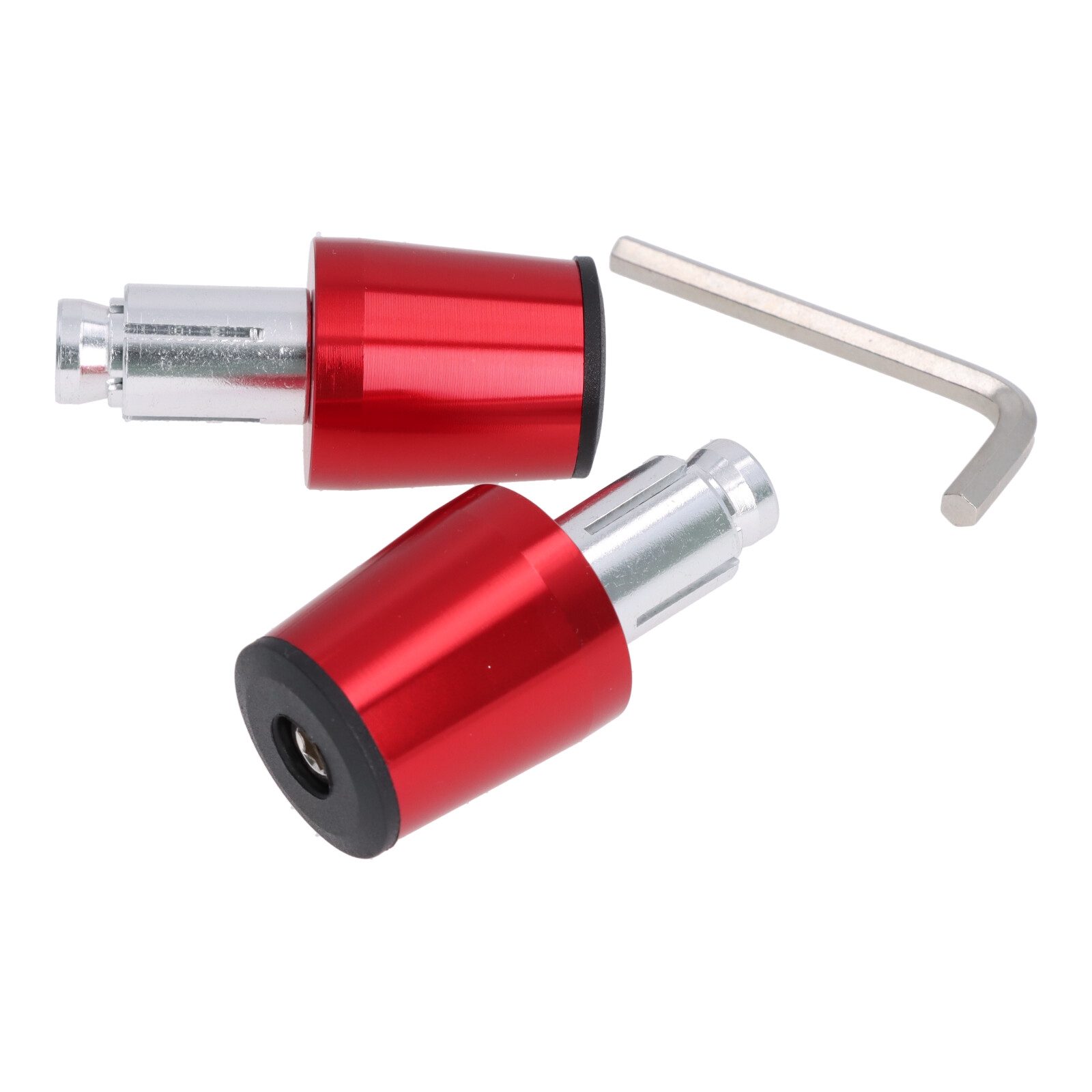 Lenkerenden Lenkergewichte 2x81g rot Vibrationsdämpfer für Motorrad Quad ATV