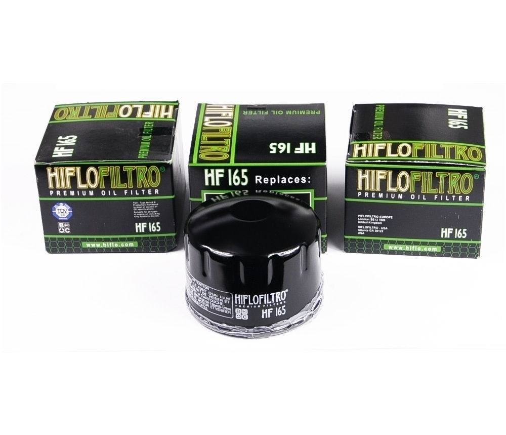 3x Hiflo HF165 Ölfilter für BMW F800 F800S F800ST F800R F800GT ABS F800GS Adventure