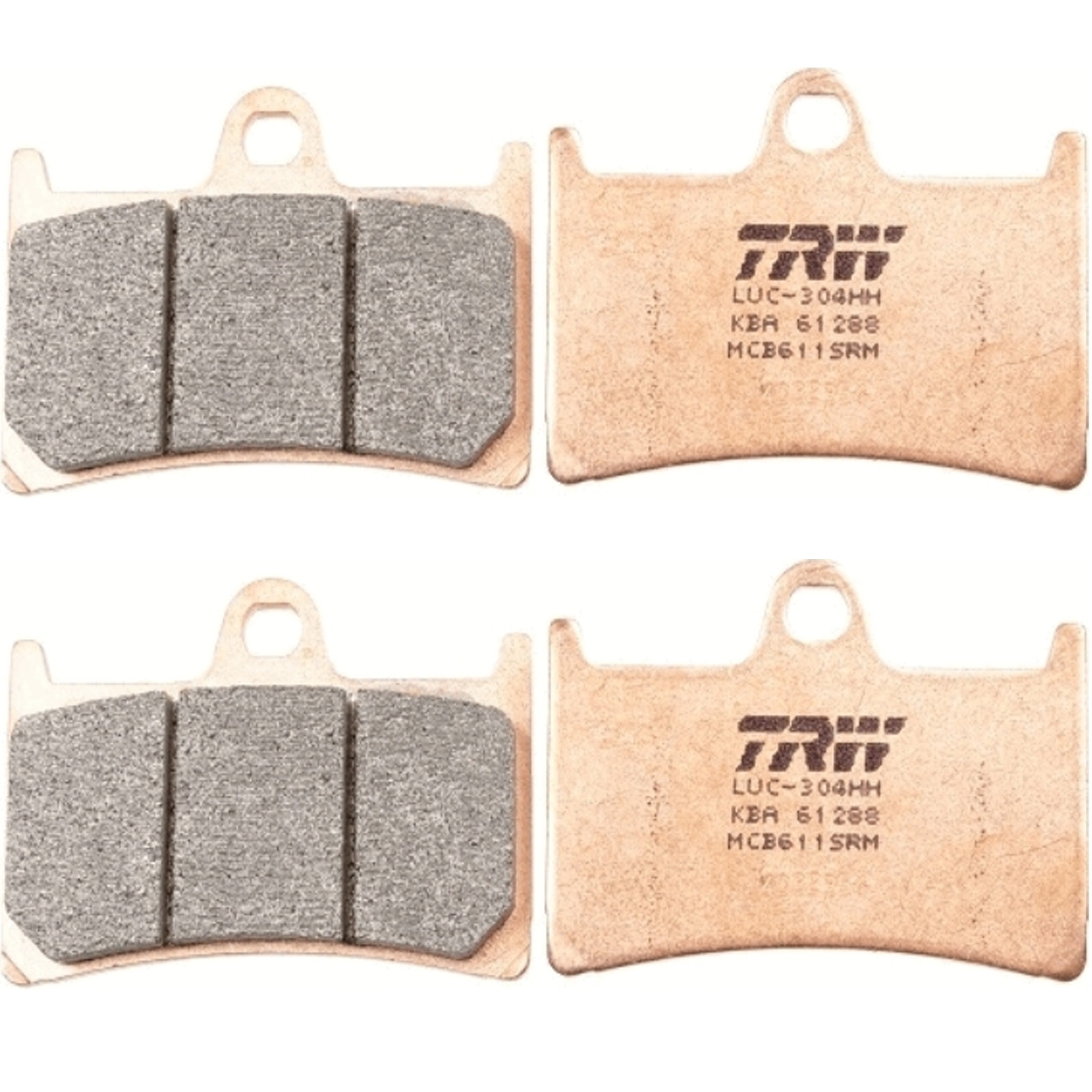 TRW MCB611SRM Sintermetall Bremsbelagsatz vorne für Yamaha TMax XP500 530 2008 - 2016 XP530