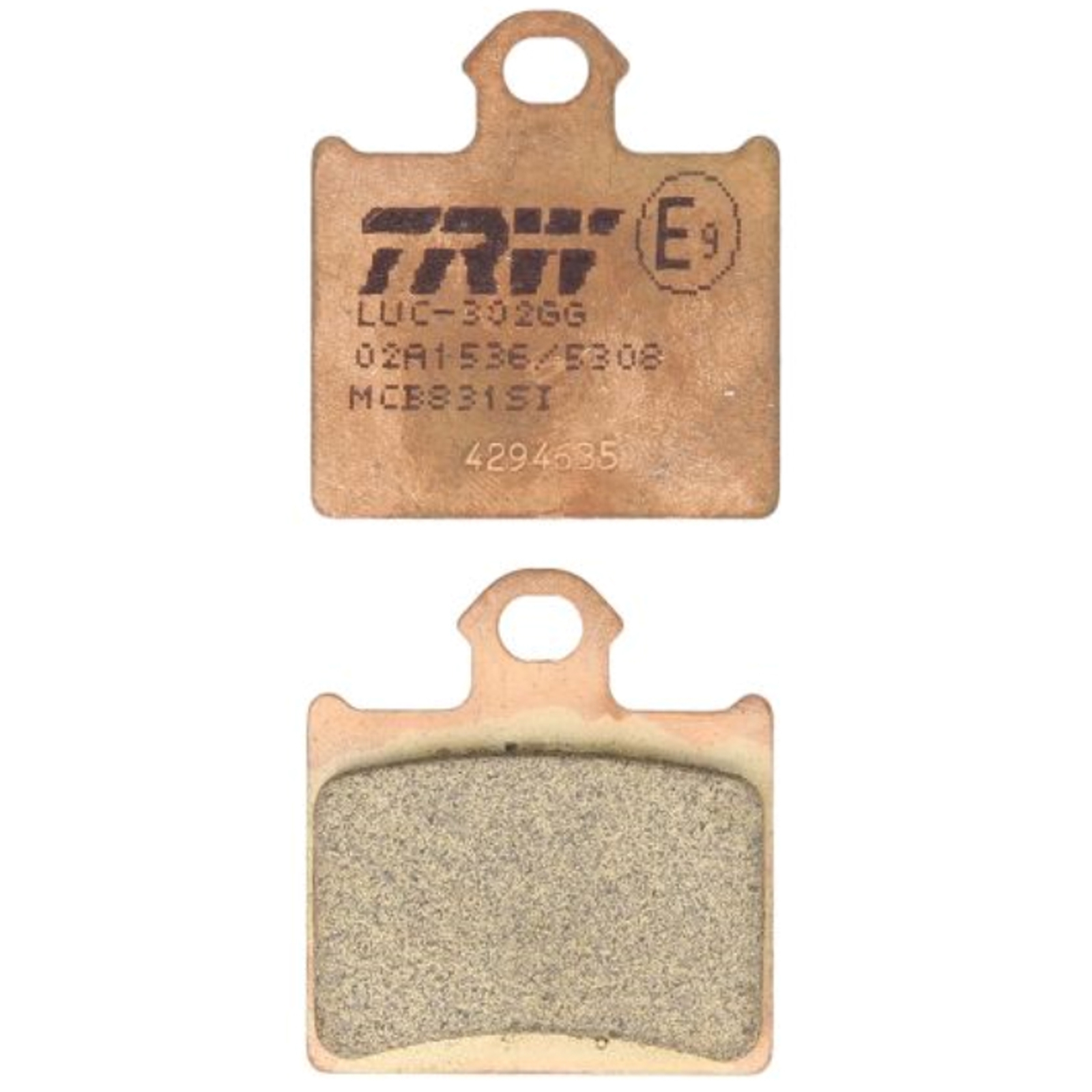 TRW MCB831SI Sintermetall Bremsbeläge hinten für KTM SX 85 Freeride 350 250 Husqvarna CR TC