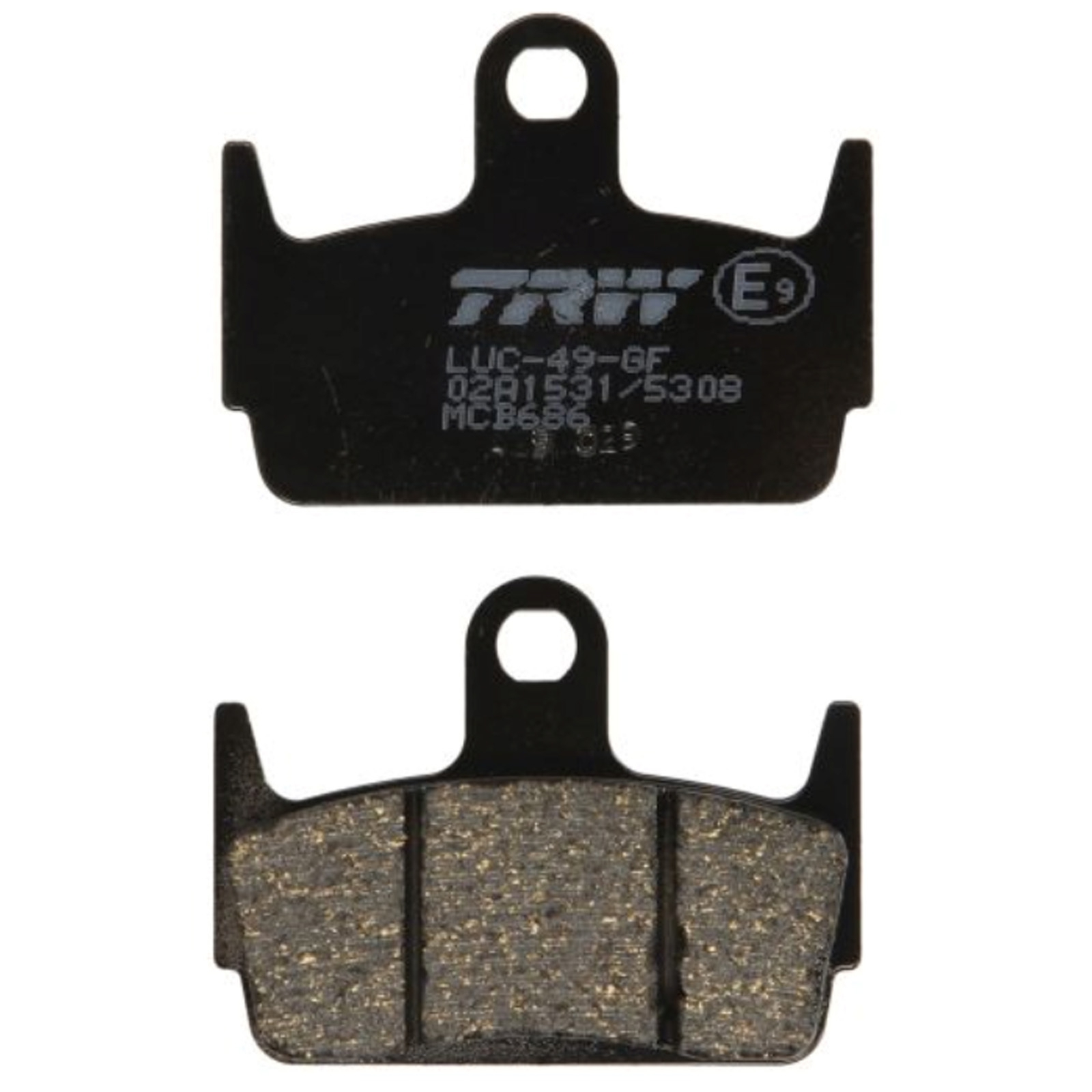 TRW MCB686 Bremsbeläge hinten für Honda SZX50 X Cross Sport  Kymco Heroism Sniper 50 SYM Jet 50