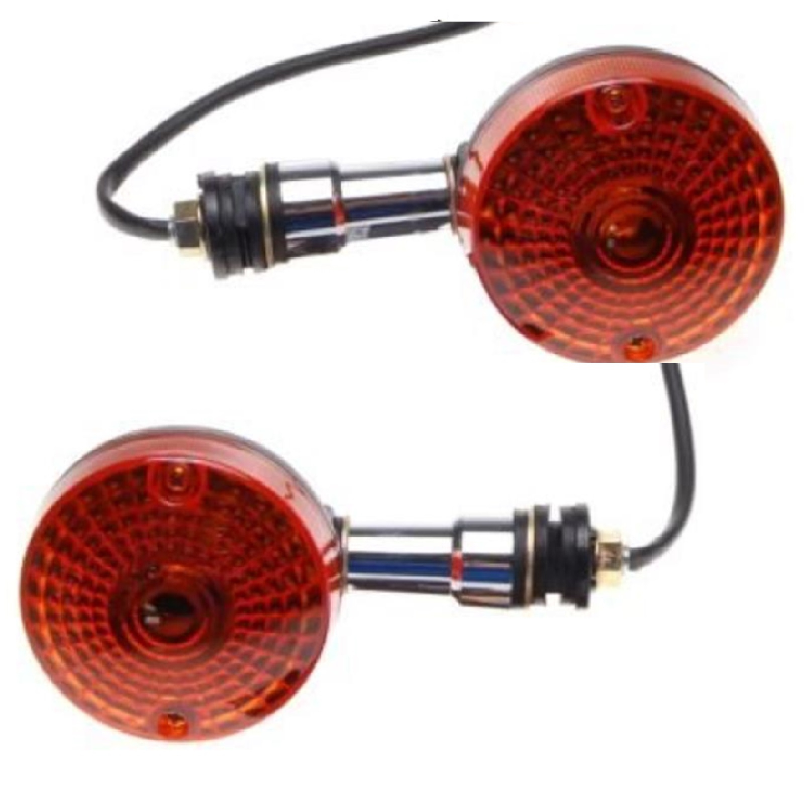 Blinkerleuchten Paar für vorne aus Kunststoff in schwarz für viele Fahrzeuge