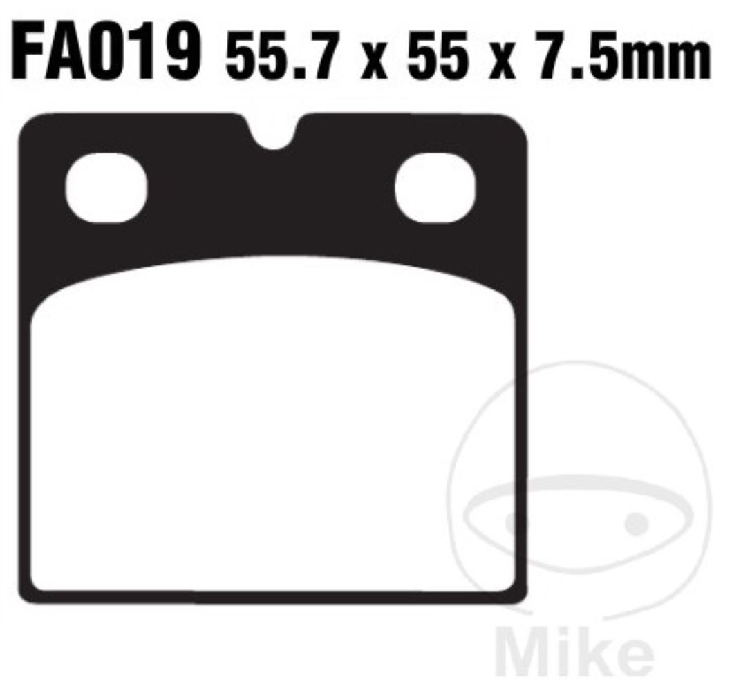 EBC Bremsbeläge FA019 für Ducati Supersport 900 SS 900SS 1975-1976
