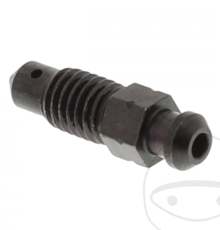 Entlüfterschraube schwarz Stahl M8x1.25x29mm für Daelim Tapo Otello SL SJ SE