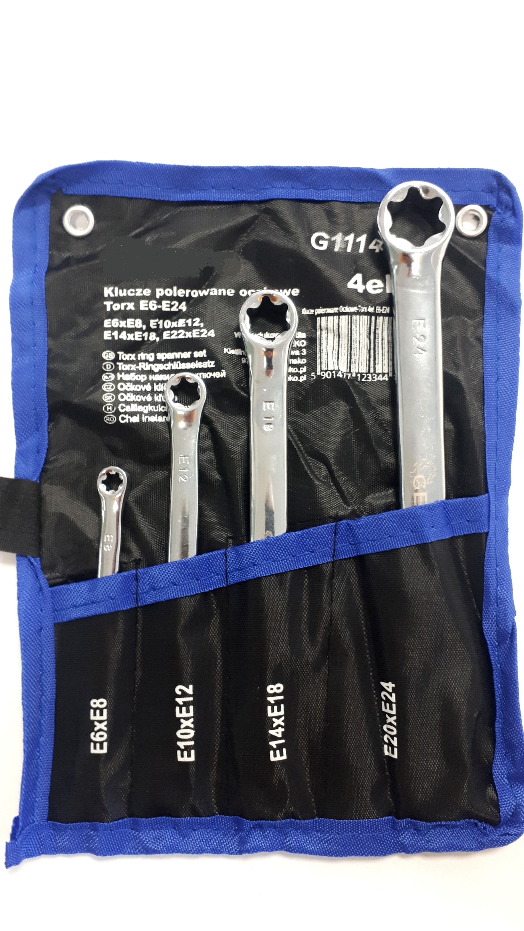 Doppel Ringschlüssel Satz Schlüssel Werkzeug Set für Außen Torx® Schrauben E6-E24