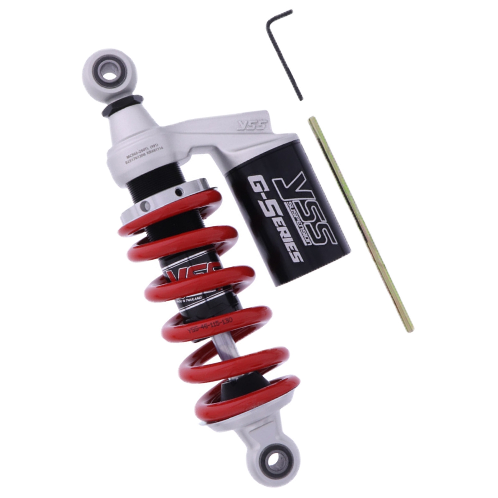 YSS MC302-250TL-19-858 Stoßdämpfer Federbein hinten für Honda MSX 125 2013-2024 JC61A JC75A JC92A