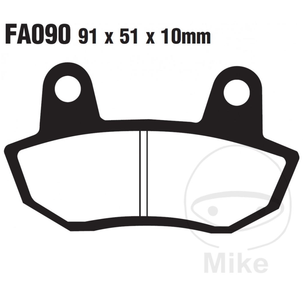 EBC Bremsbeläge FA090 für Honda CB 650 SC RC08 1982-1983