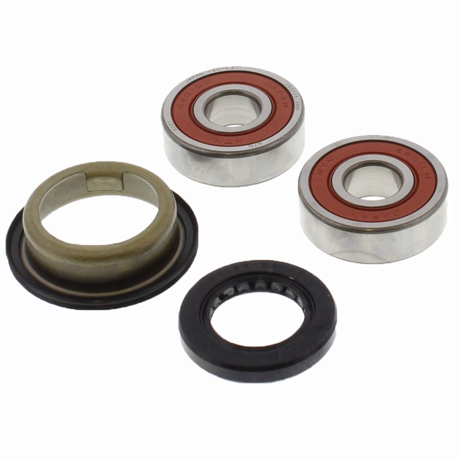 Tourmax WBK-407 Radlagersatz mit Simmerringen vorne für Honda CN250 NES PES SHi 150 SJ50 Bali