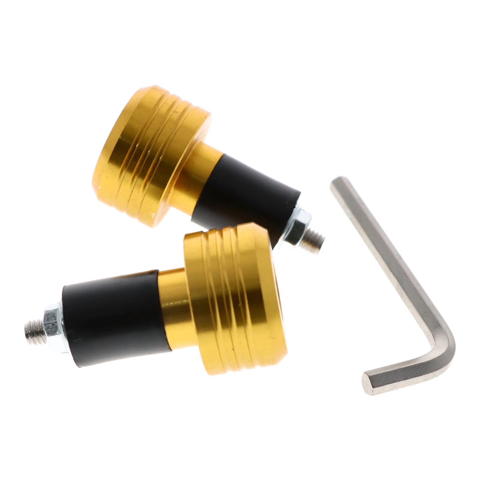 Motorrad Lenkerenden Lenkergewichte 103g gold für Lenker ab 18mm Durchmesser