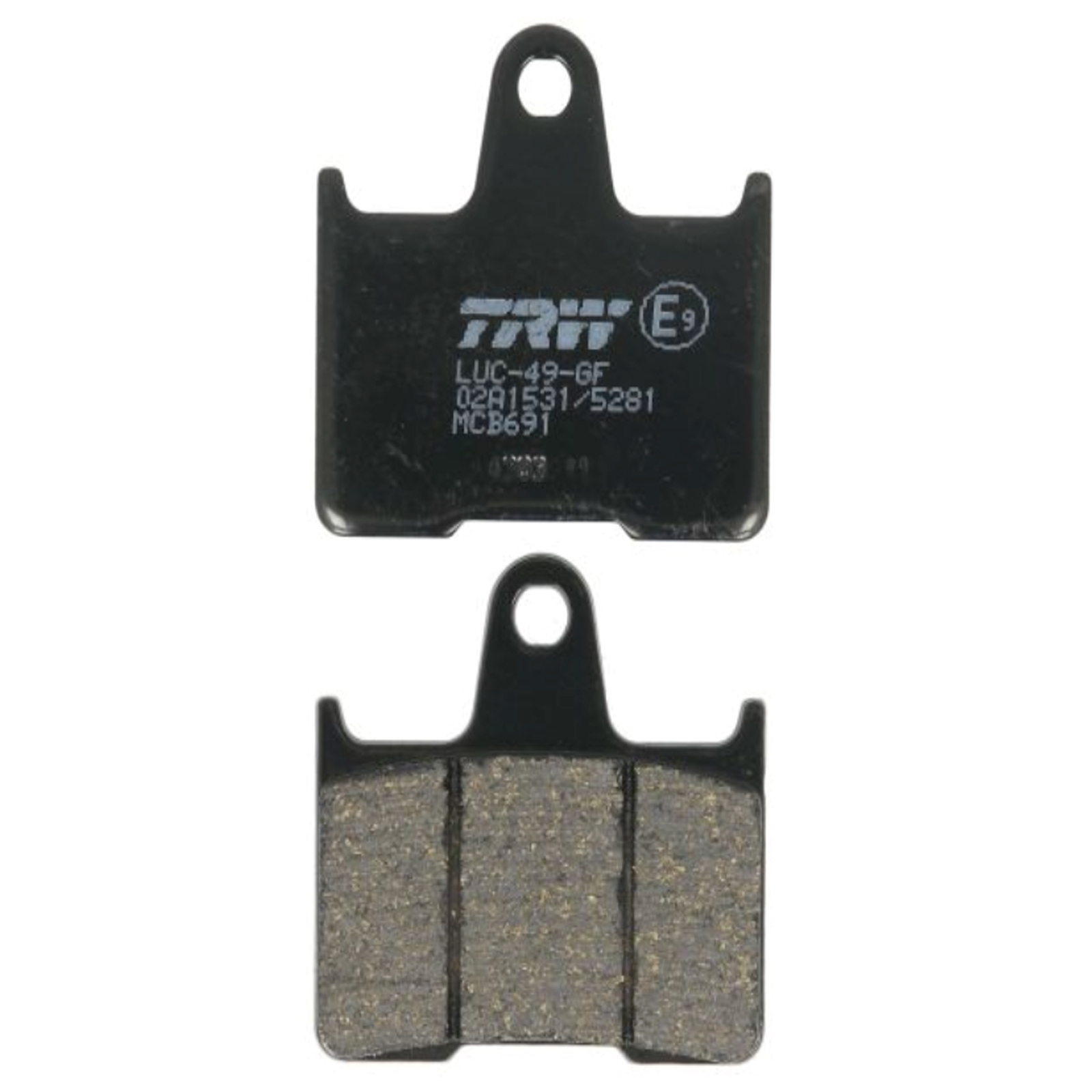 TRW MCB691 Bremsbeläge hinten für MZ/MUZ Honda CBR1000 VT750 Kawasaki GTR ZZR 1400