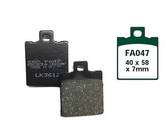 EBC Bremsbeläge FA047 Aprilia RS 50 250 AF1 RX Europa 125 Cagiva Mito N1