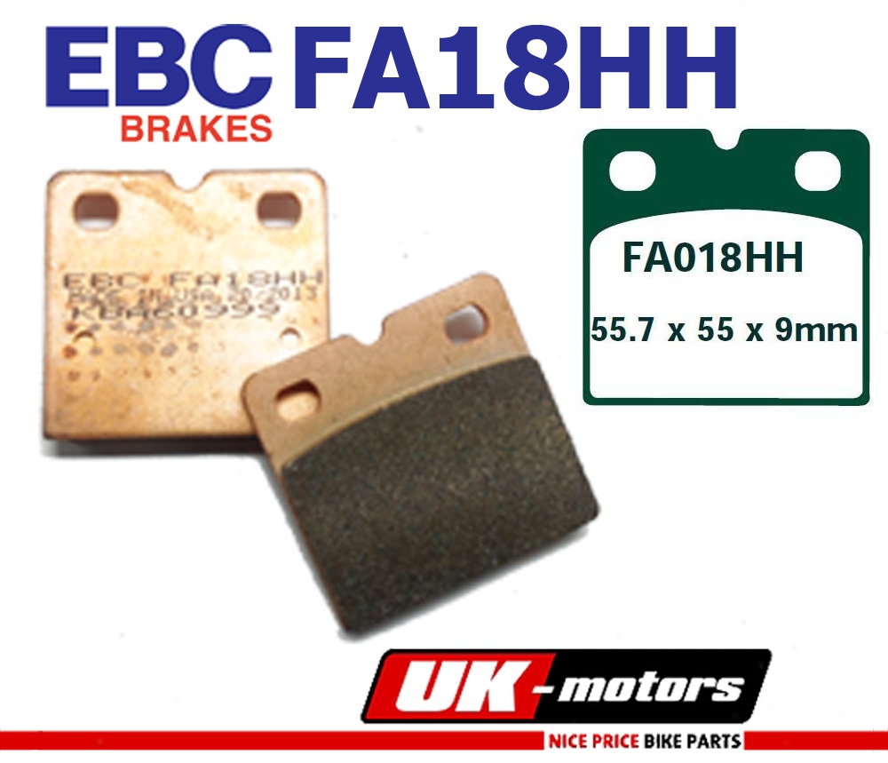 EBC FA018HH Sintermetall Bremsbeläge für BMW R45 R65 R80 K75 K100 K1100 K1200