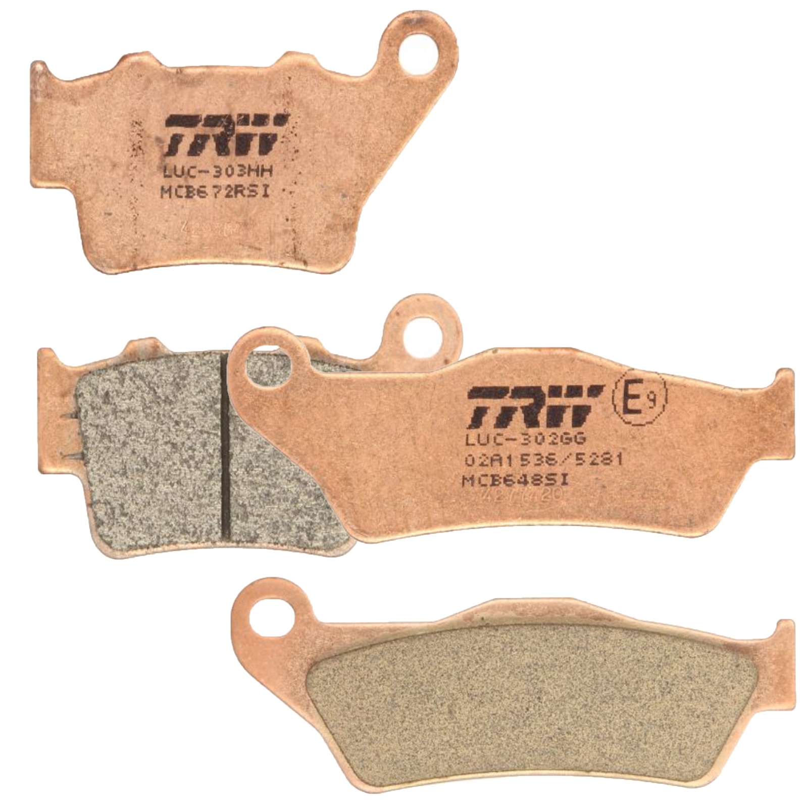 TRW Sintermetall Bremsbelagsatz für KTM LC4-E EXC SX EGS LC2 SC Bremsbeläge vorne + hinten