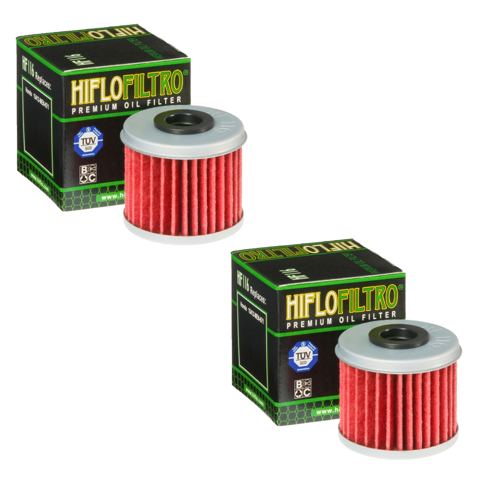 2x HIFLO Ölfilter für Honda CRF Cota TRX Husqvarna TE TC Polaris Ace HMMoto CREF