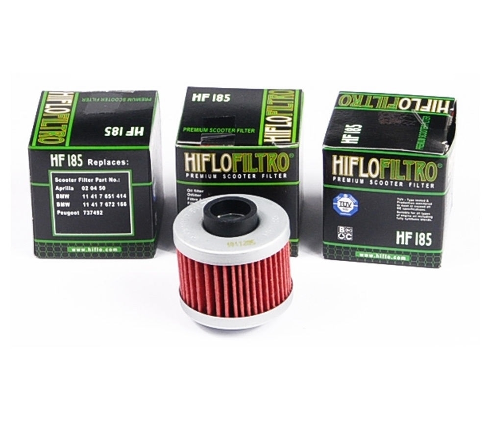 3x Hiflo Ölfilter HF185 für Aprilia Leonardo Scarabeo BMW C1 Peugeot Citystar Elystar Geopolis Satelis