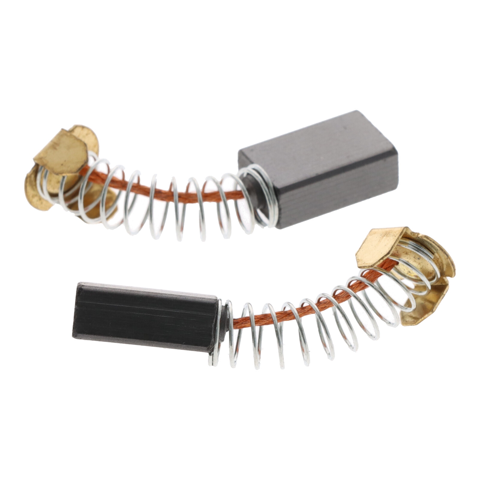 2x Motorkohlen Kohlebürsten Kohlen Motorbürsten Schleifkohlen 6x10x15 mm