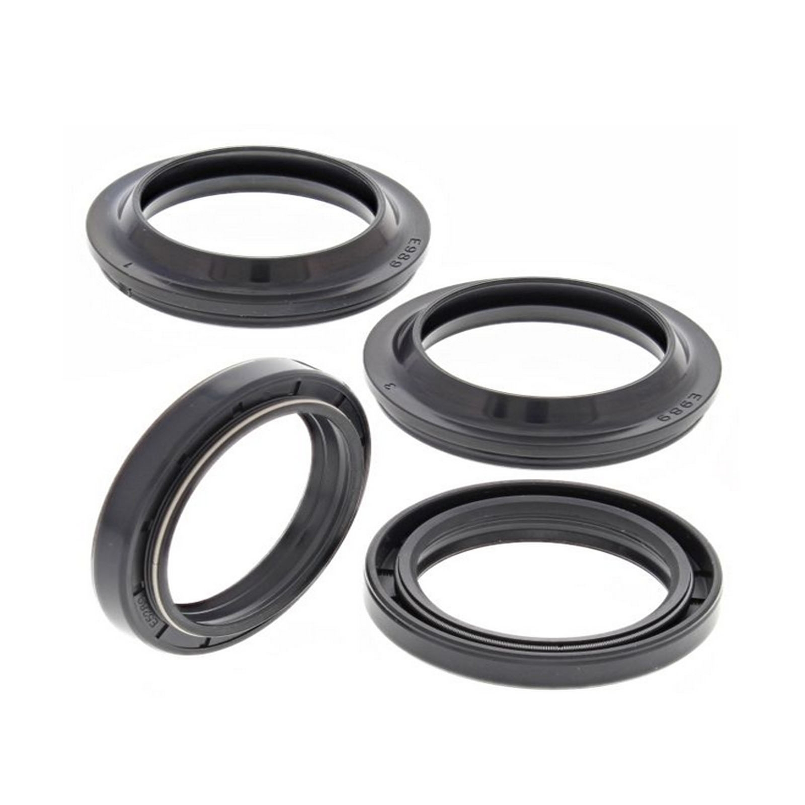 All Balls 56-162 Gabelsimmerring-Satz mit Staubkappen für BMW K 100 1100 K1 1000 41.7x55x7.5/10mm
