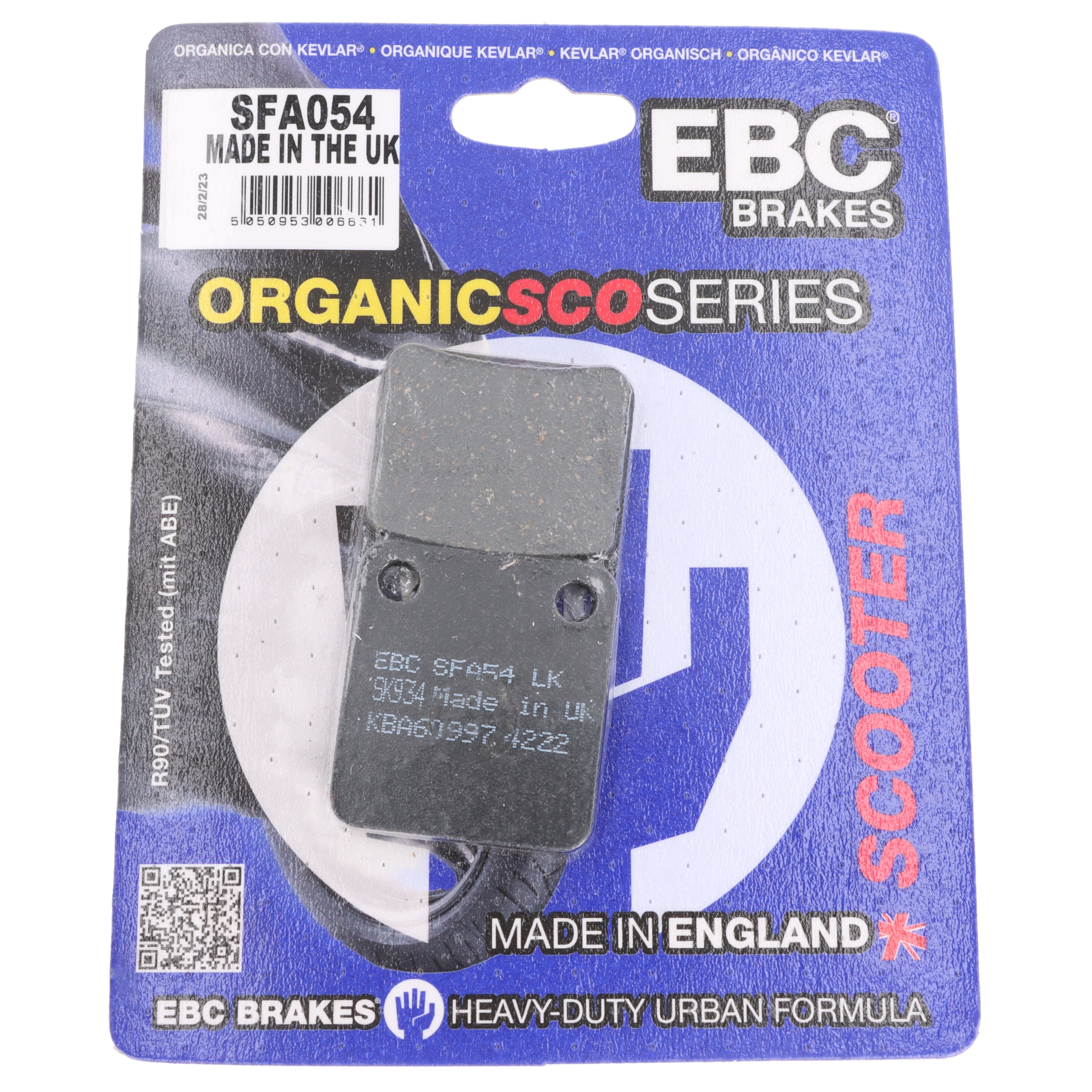 EBC SFA054 Bremsbeläge für Peugeo Vivacity Daelim SQ S1 Otello/NS SL Beeline Tapo Rivero Phönix