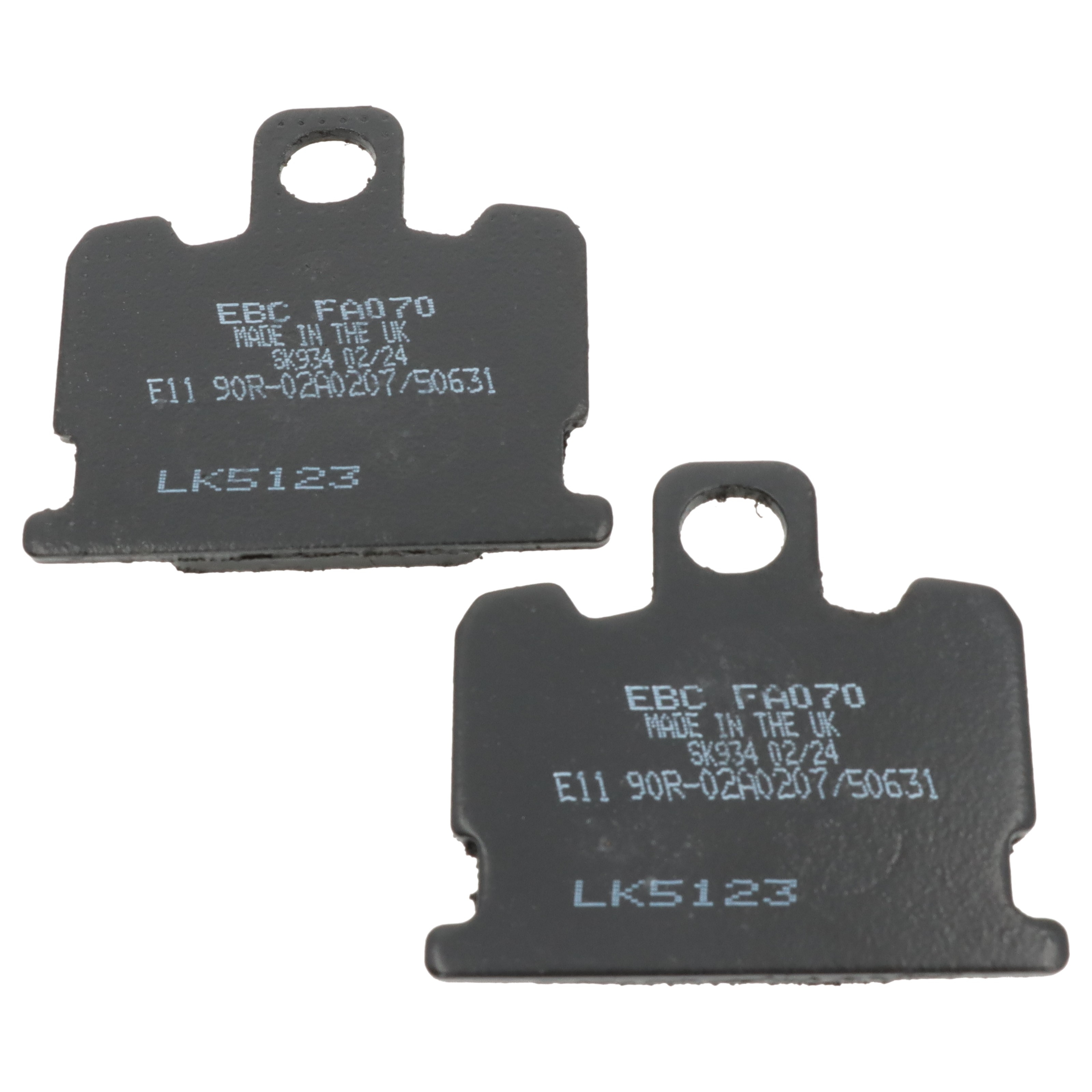 EBC Bremsbeläge FA070 für Yamaha RD RX XJ 50 80 250 350 550 MX SE LC 4V8