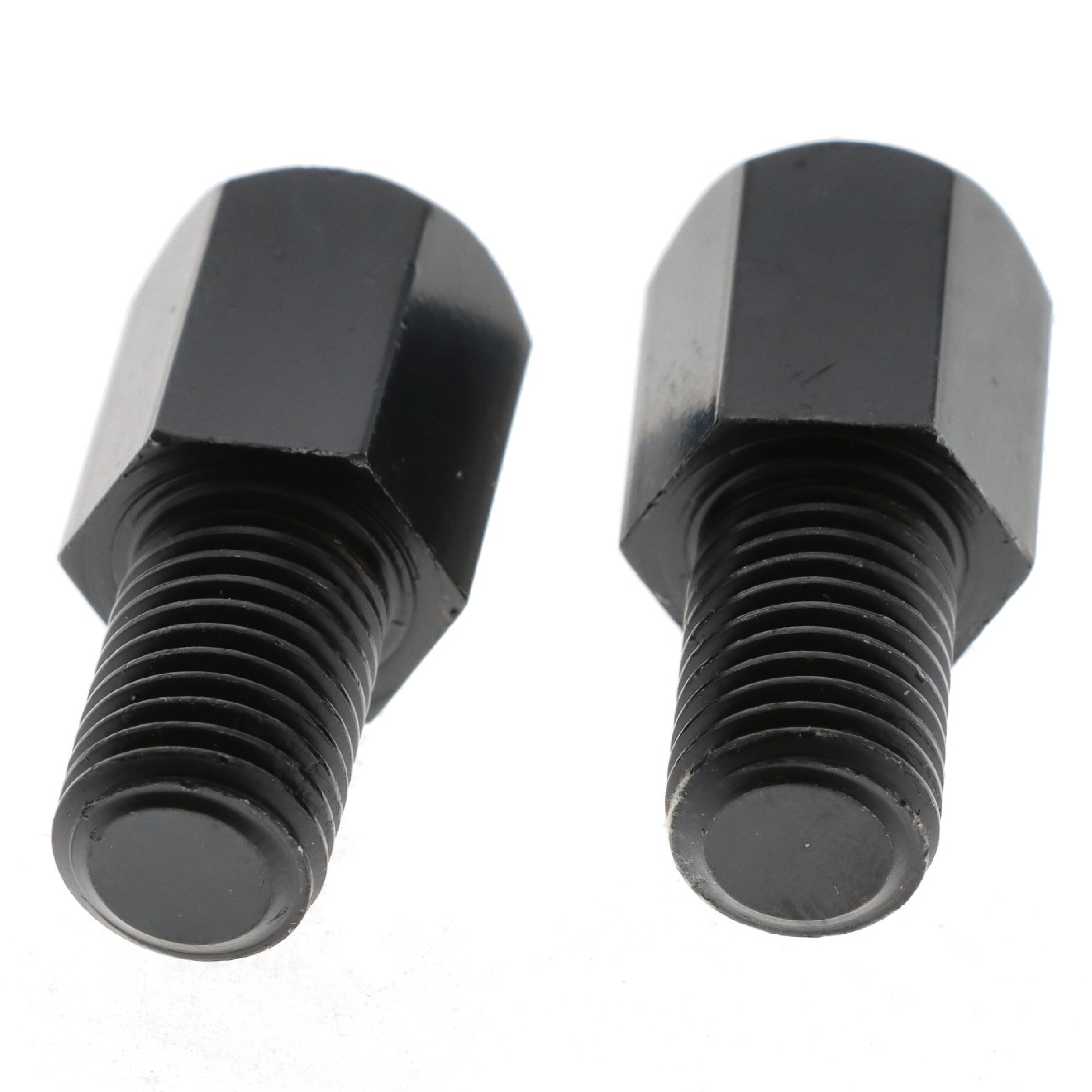 Spiegeladapter Satz M8 Rechtsgewinde auf M10 Rechtsgewinde schwarz Motorrad Roller Moped