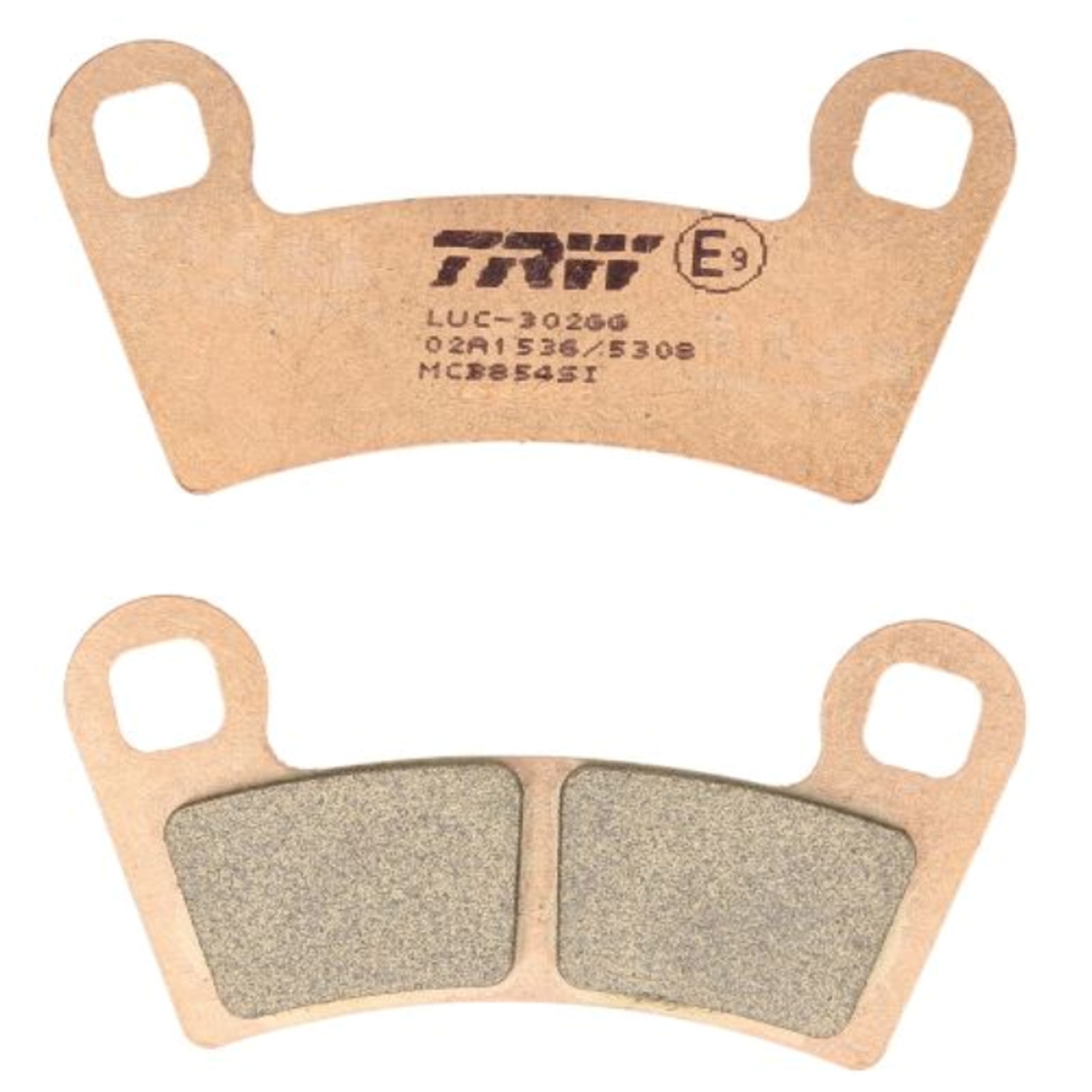 TRW MCB854SI Sintermetall Bremsbeläge für Polaris Outlaw 450 525 General 1000 RZR570 RZR800