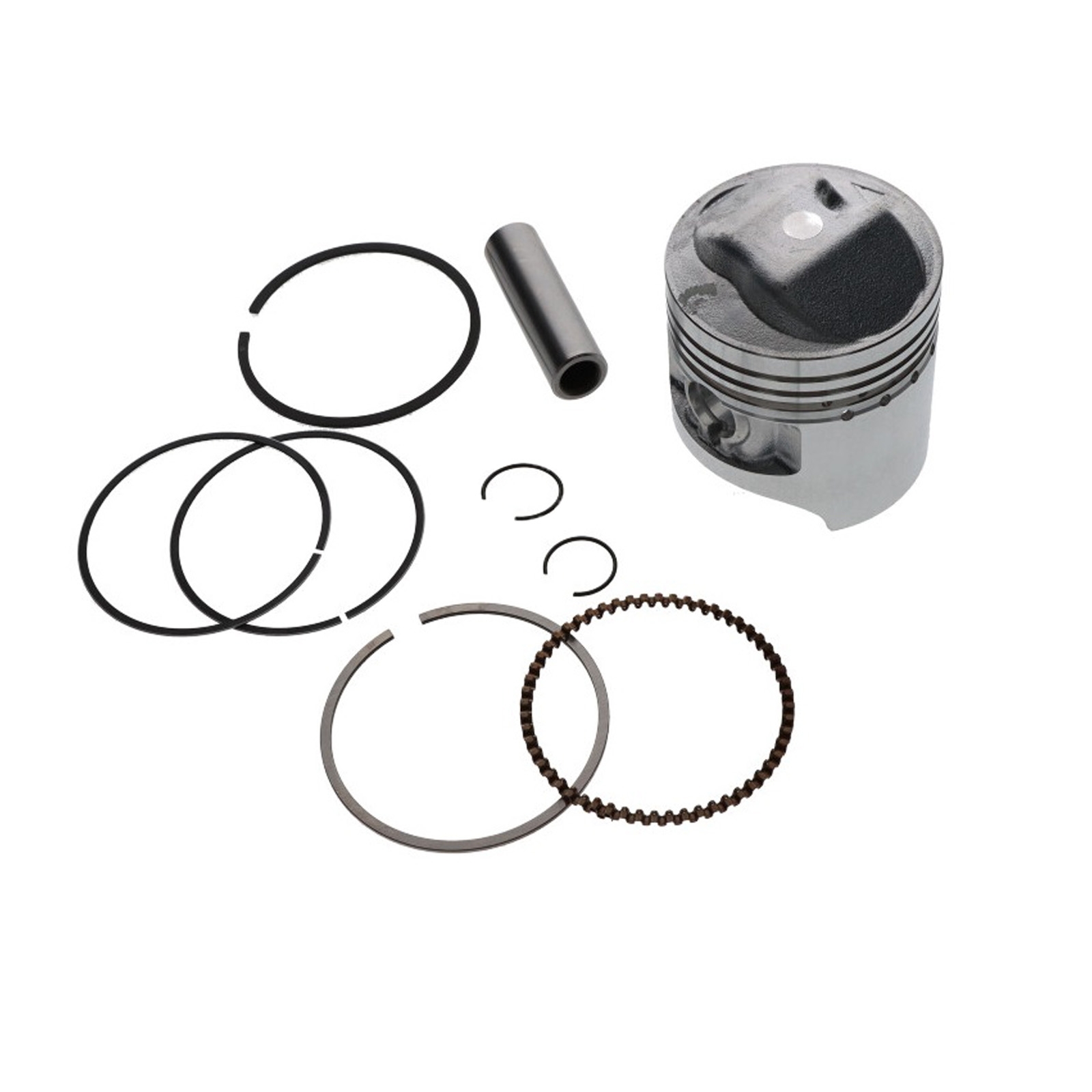 Kolbensatz für Suzuki GN125 GN 125 GS125 GZ125 TU125 DR Marauder Ø 57mm Kolben Kolbenringe