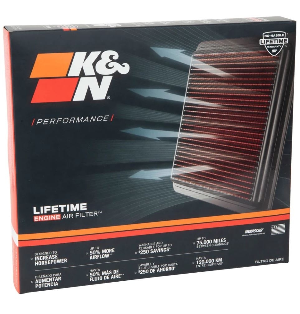 K&N Tauschluftfilter 33-2364 Jeep Wrangler III 3,8i 07 - 12 3.6i 12 - 21