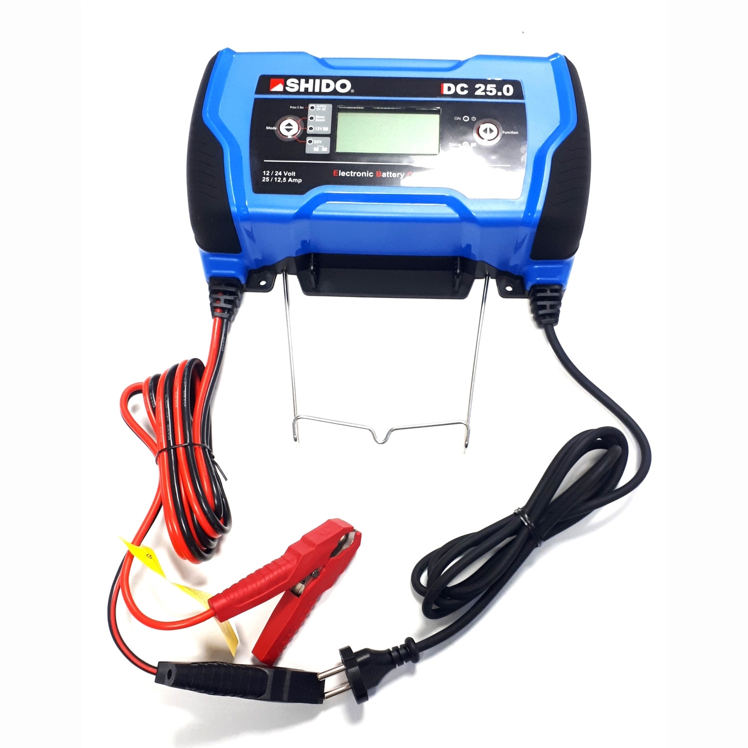 Shido High End Batterieladegerät DC 25.0 Ladegerät Blei-, Säure- und Lithium Batterien 12V