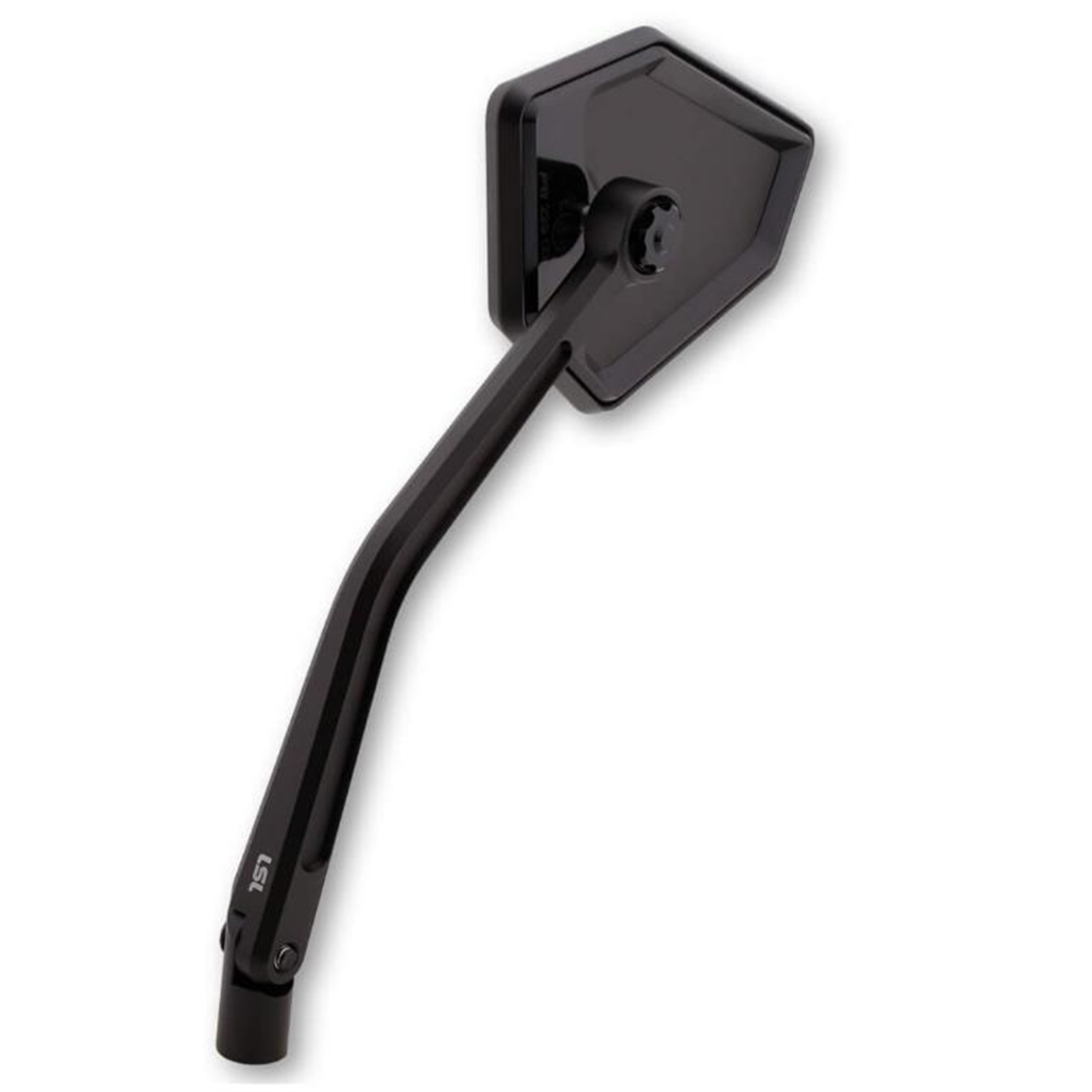 Spiegelpaar passt für viele Fahrzeuge aus Aluminium in schwarz mit M10 Gewinde Beidseitig montierbar