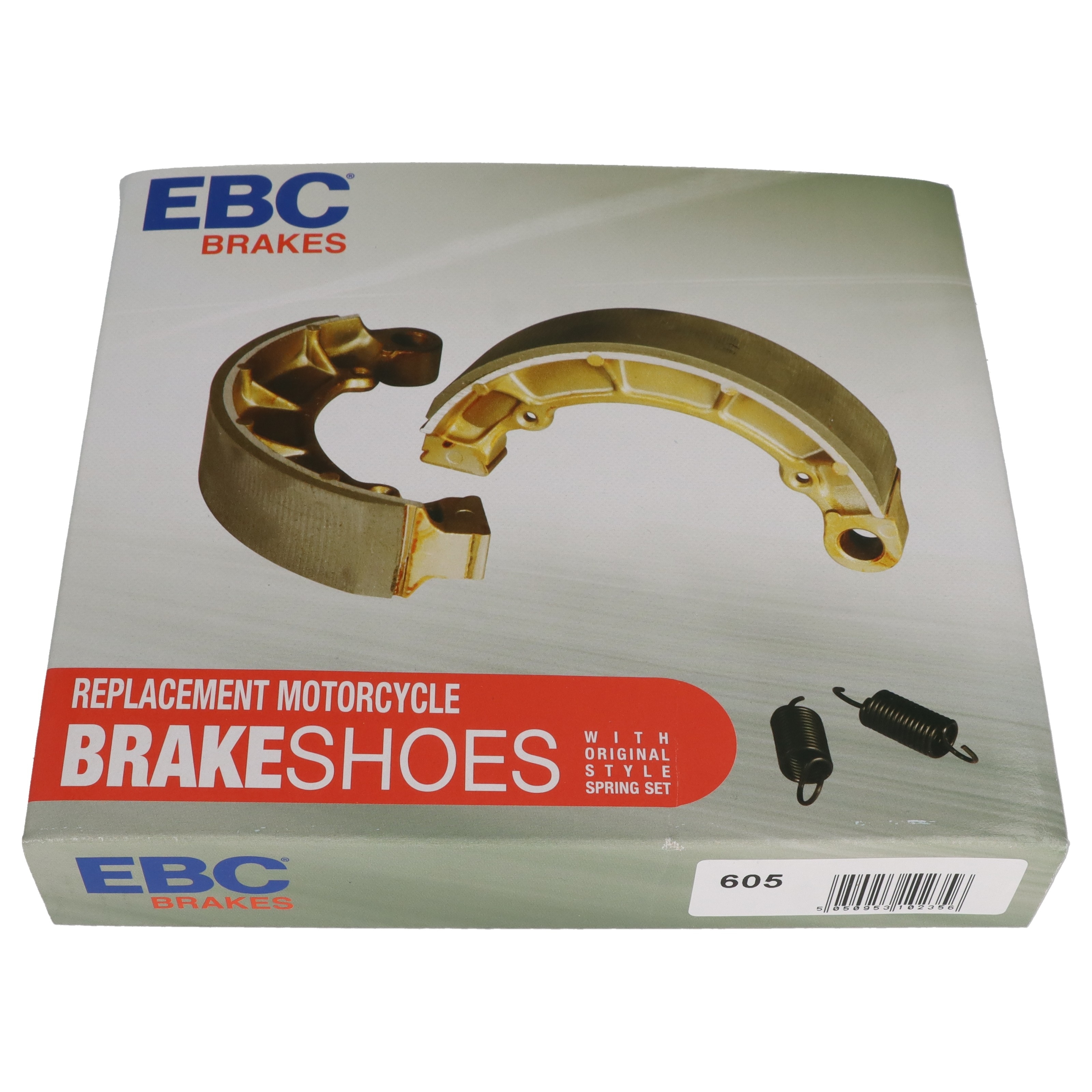 EBC Bremsbacken mit Feder S605 150x28mm Kwasaki KL KX KDX