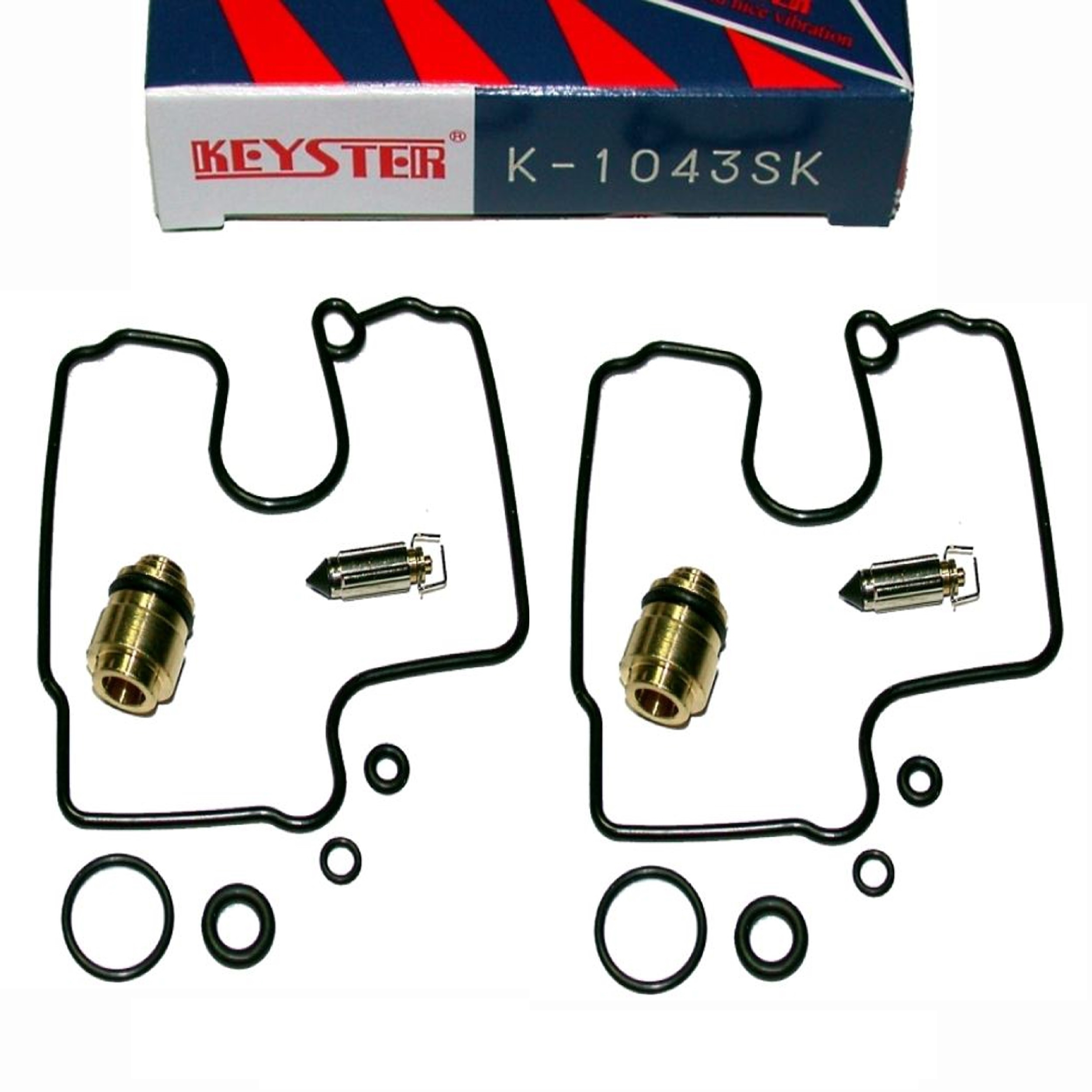 2x Keyster K-1043SK Vergaser Reparatursatz für Suzuki VL 1500 LC Intruder 1998 - 2004