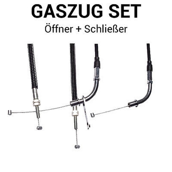 Gaszug Set Öffner + Schließer für Kawasaki VN-15 1500 A/SE B/C 1988-1995 VNT50A VNT50B VNT50C