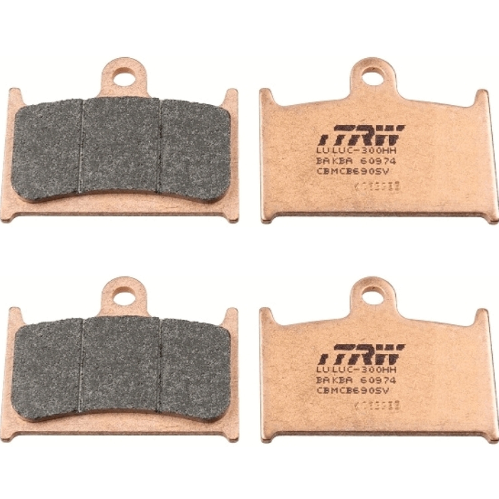 TRW MCB690SV Sintermetall Bremsbelagsatz vorne für Suzuki GSF1200 Bandit S SA RF900 R