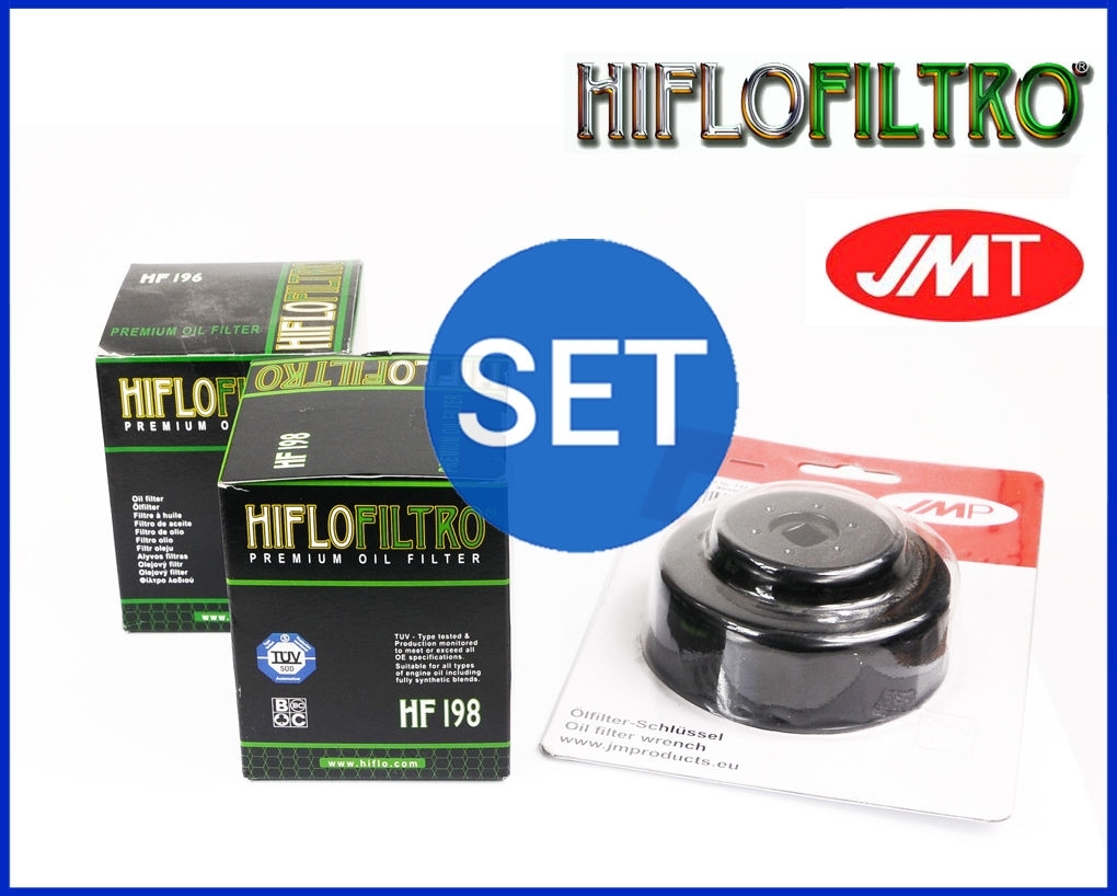 Set 2x Ölfilter + 1x Ölfilterschlüssel