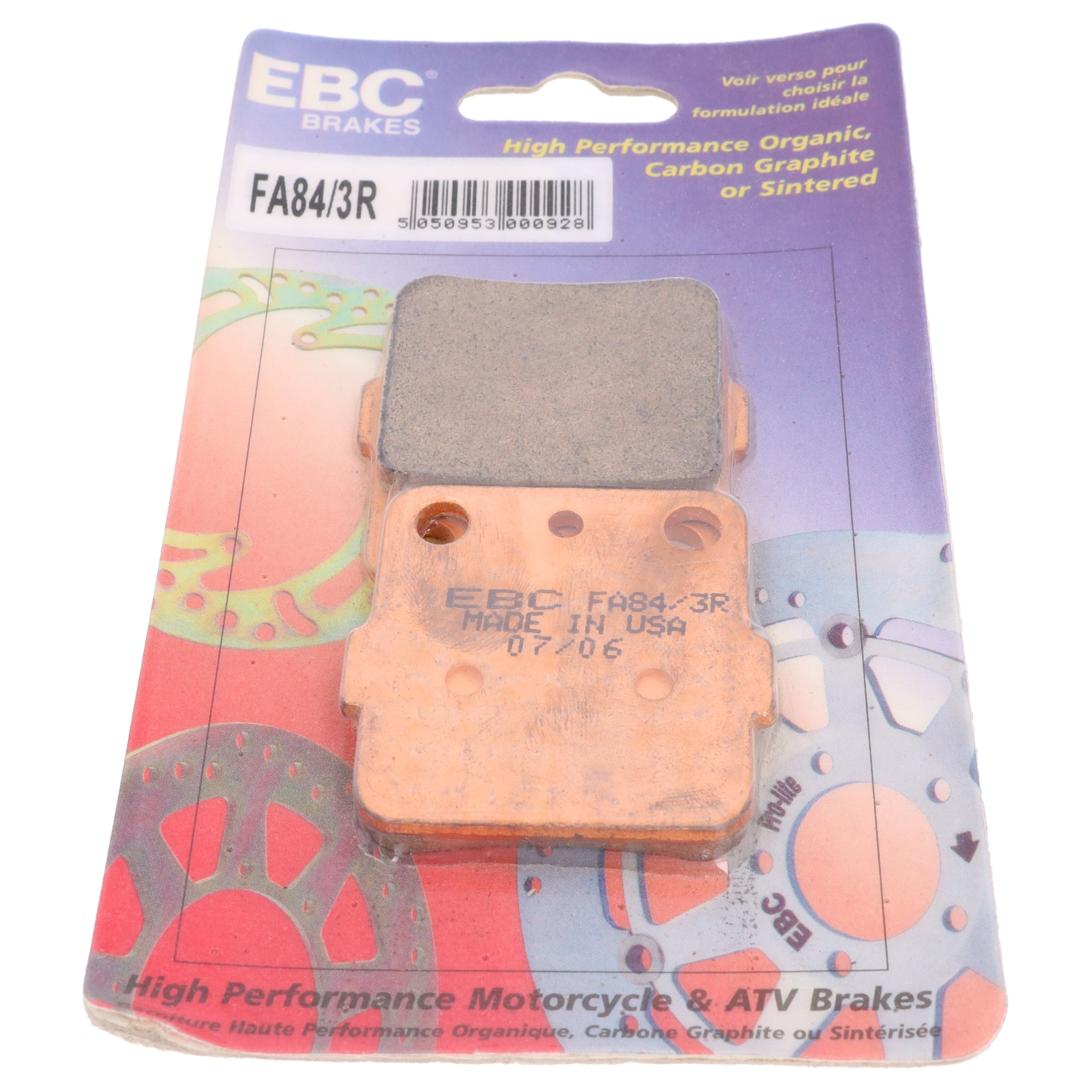 EBC Bremsbeläge FA084/3R für Suzuki RM 125 250 Yamaha YZ 125 250 80 85