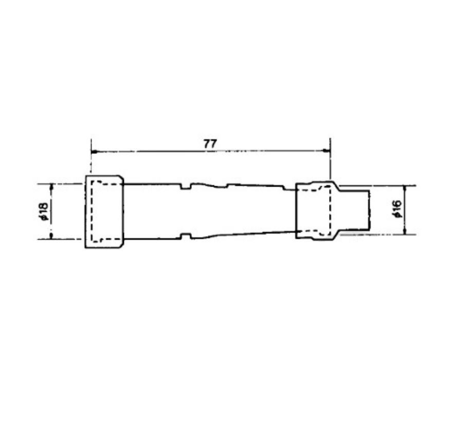 2x NGK SD05F-R 8238 Zündkerzenstecker für Honda Transalp XL600 V XL650 V Suzuki GSX400