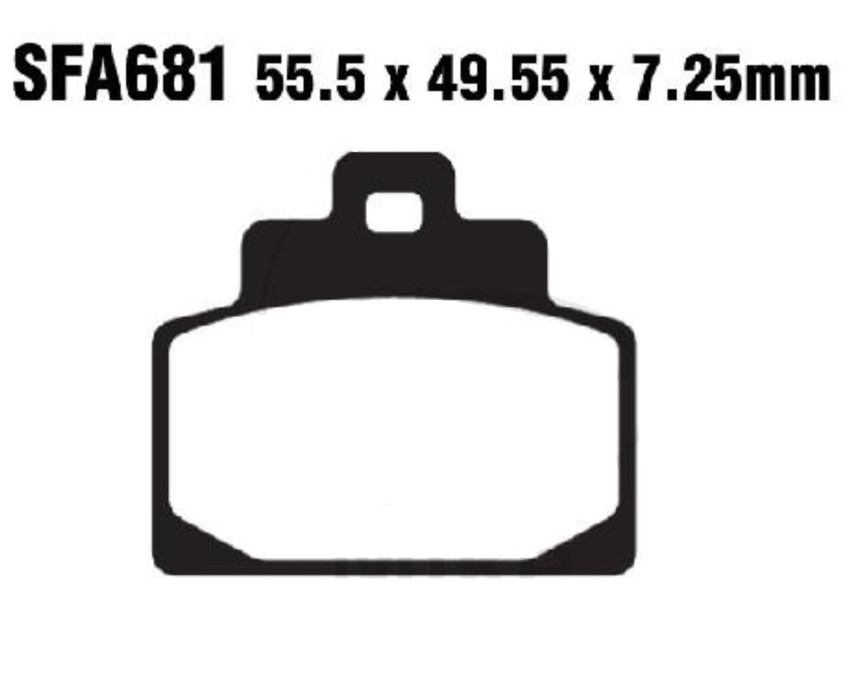 EBC Bremsbeläge SFA681 für Gilera Piaggio Runner DANN MP3 VX VXR i.e LT