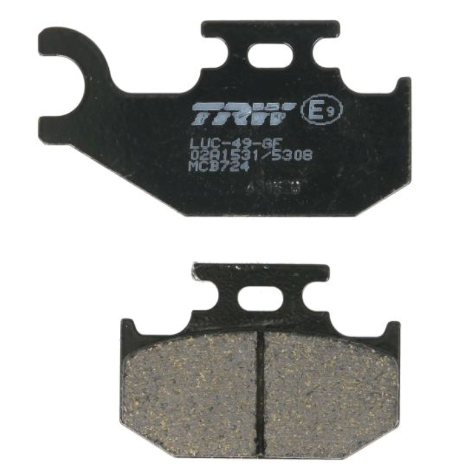 TRW MCB724 Bremsbeläge hinten für Suzuki Burgman UH125 UH200 UX 150 Yamaha YFM 400 CAN-AM