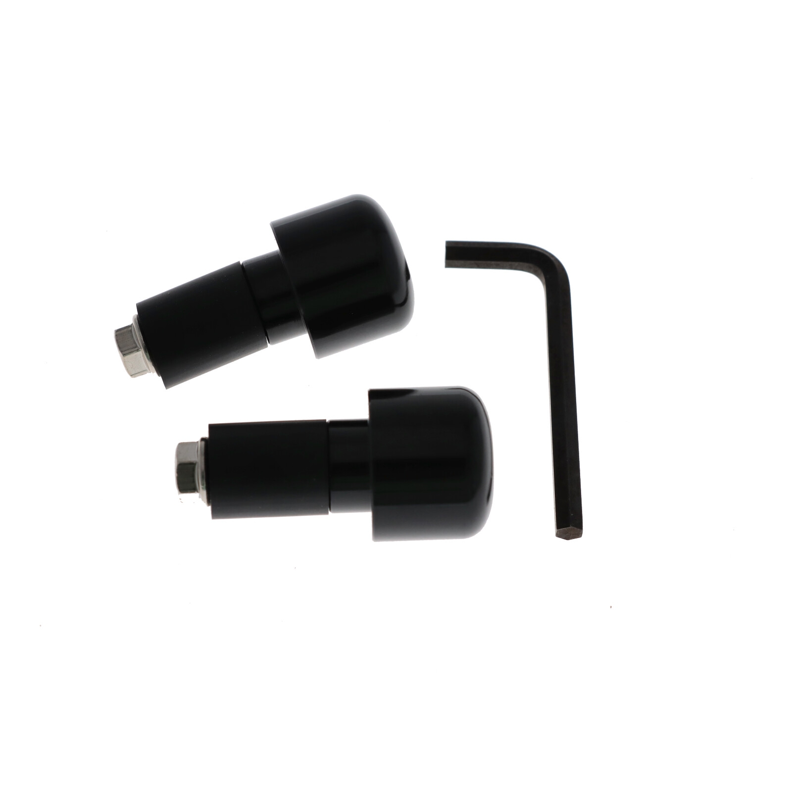 Motorrad Lenkerenden Lenkergewichte schwarz 2x54,5g für Lenker ab Ø17mm