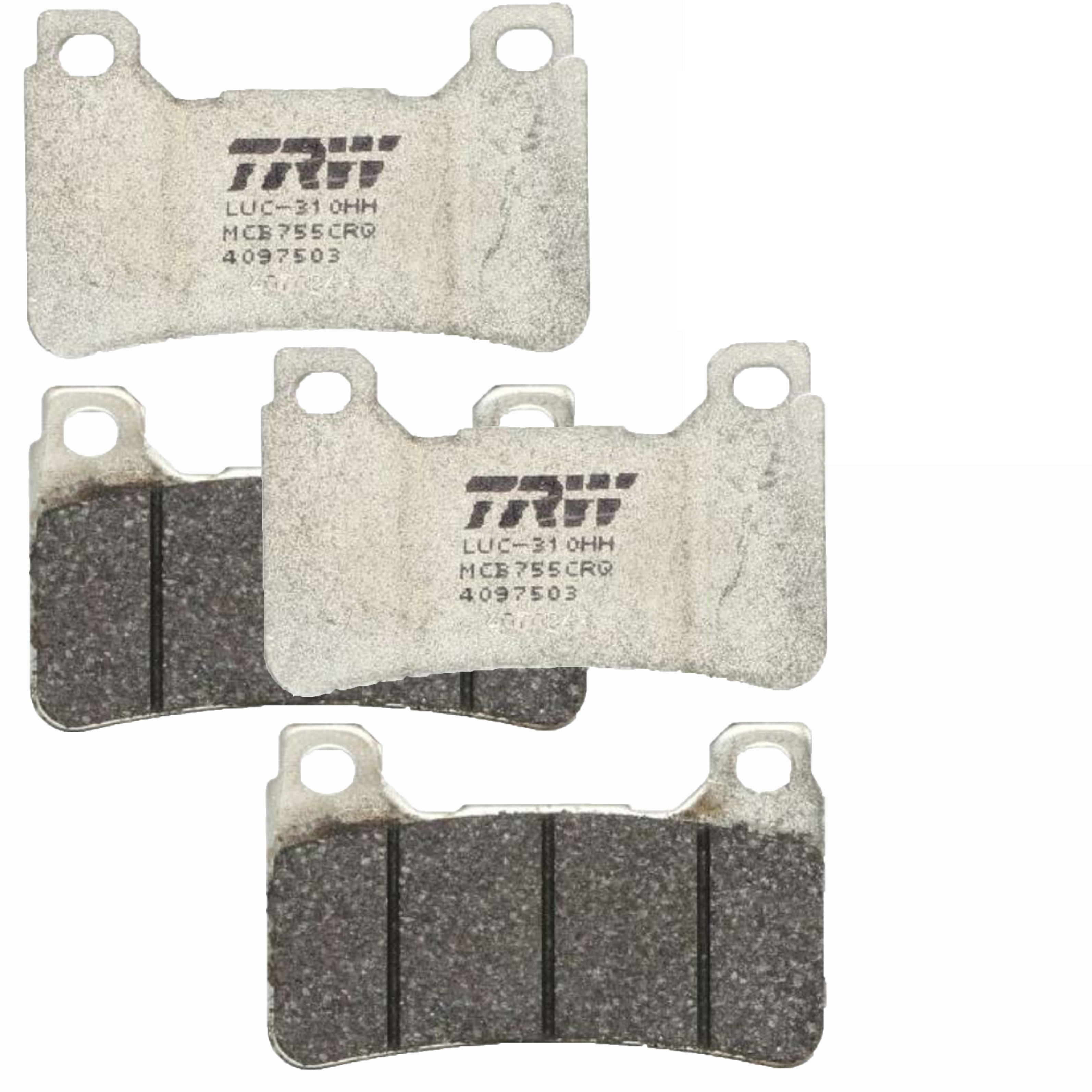2x TRW Racing Bremsbeläge vorne MCB755CRQ Honda CB1000R CBR600RR RRA CBR1000RR Fireblade