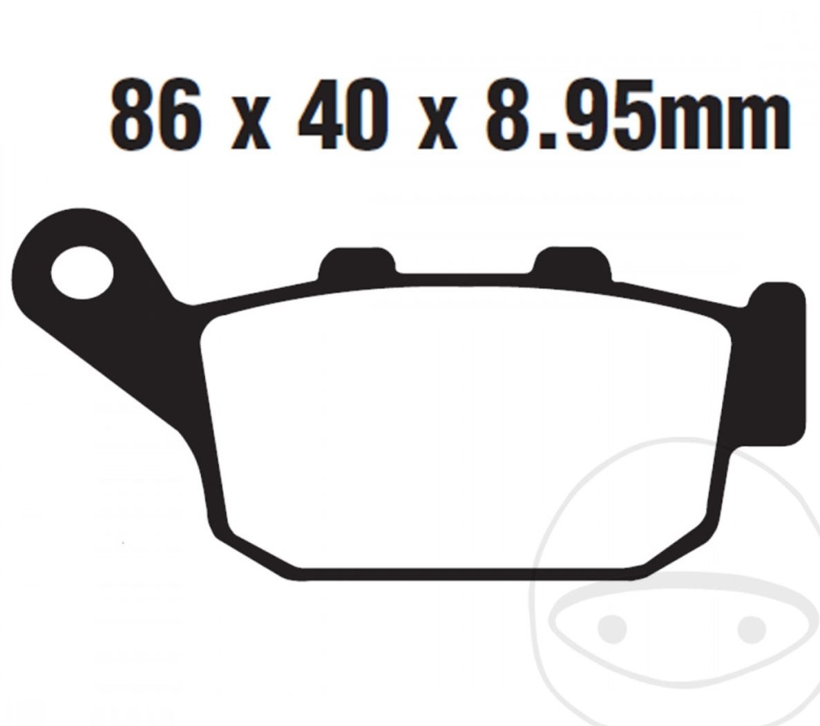 EBC Blackstuff Bremsbeläge FA496 Suzuki SFV 650 GW 250 Honda CBR NC CTX CB