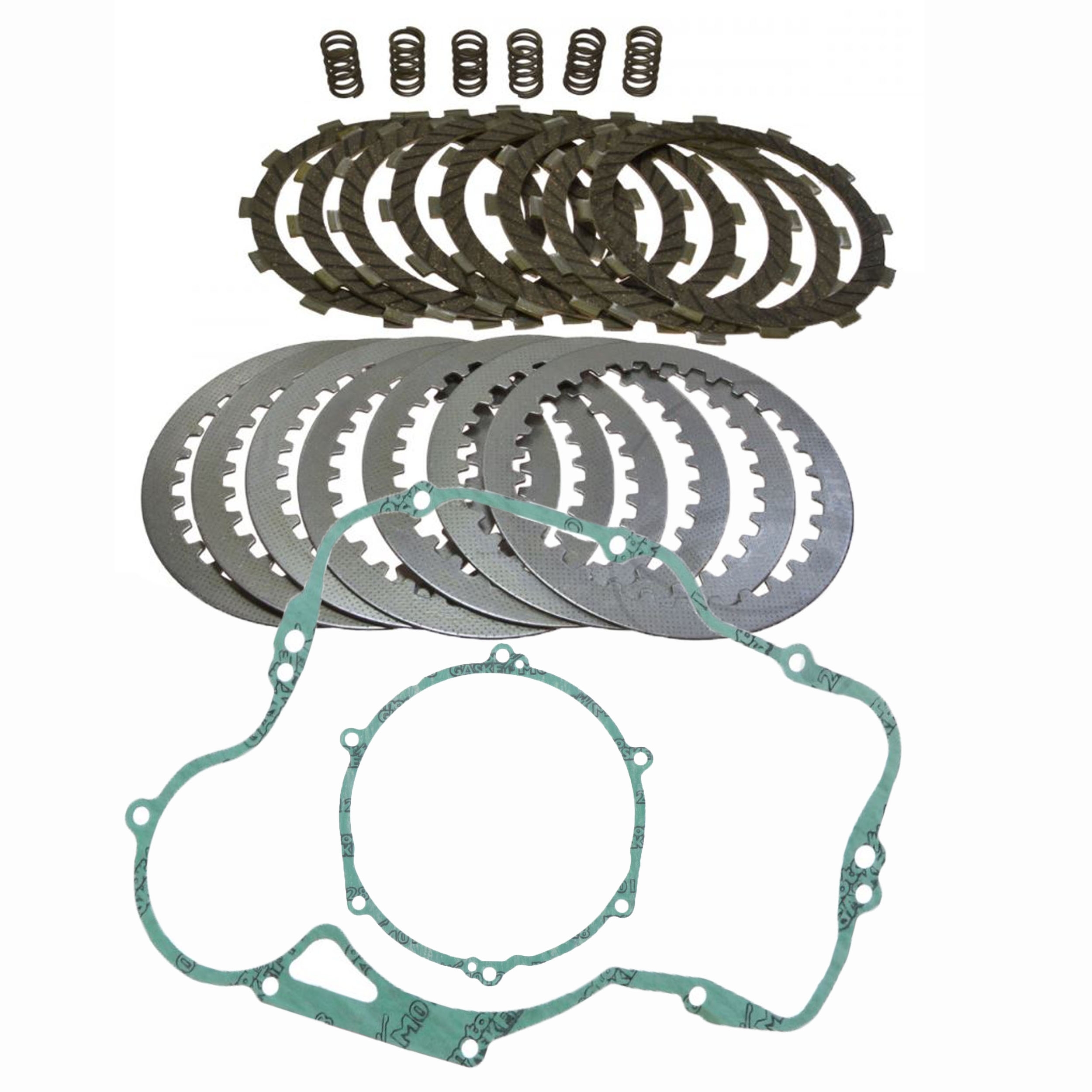 Kupplung für Kawasaki KX250 2T 1992 - 1996 KX250 J K EBC Reparatursatz verstärkt + 2 Dichtungen