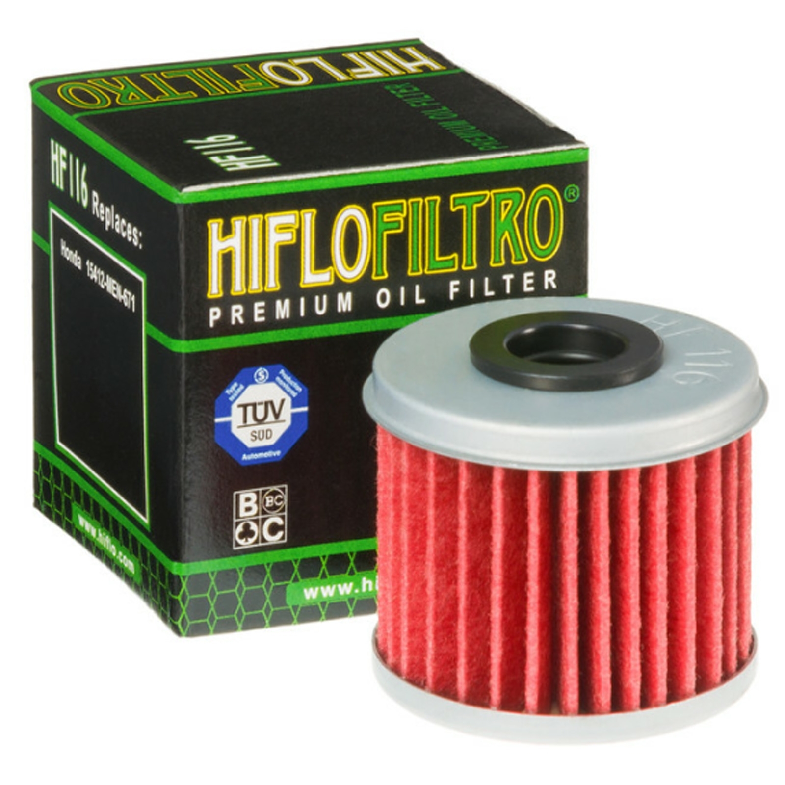 HIFLO HF116 Ölfilter Honda CRF Cota TRX Husqvarna TE TC Polaris Ace HM-Moto CREF