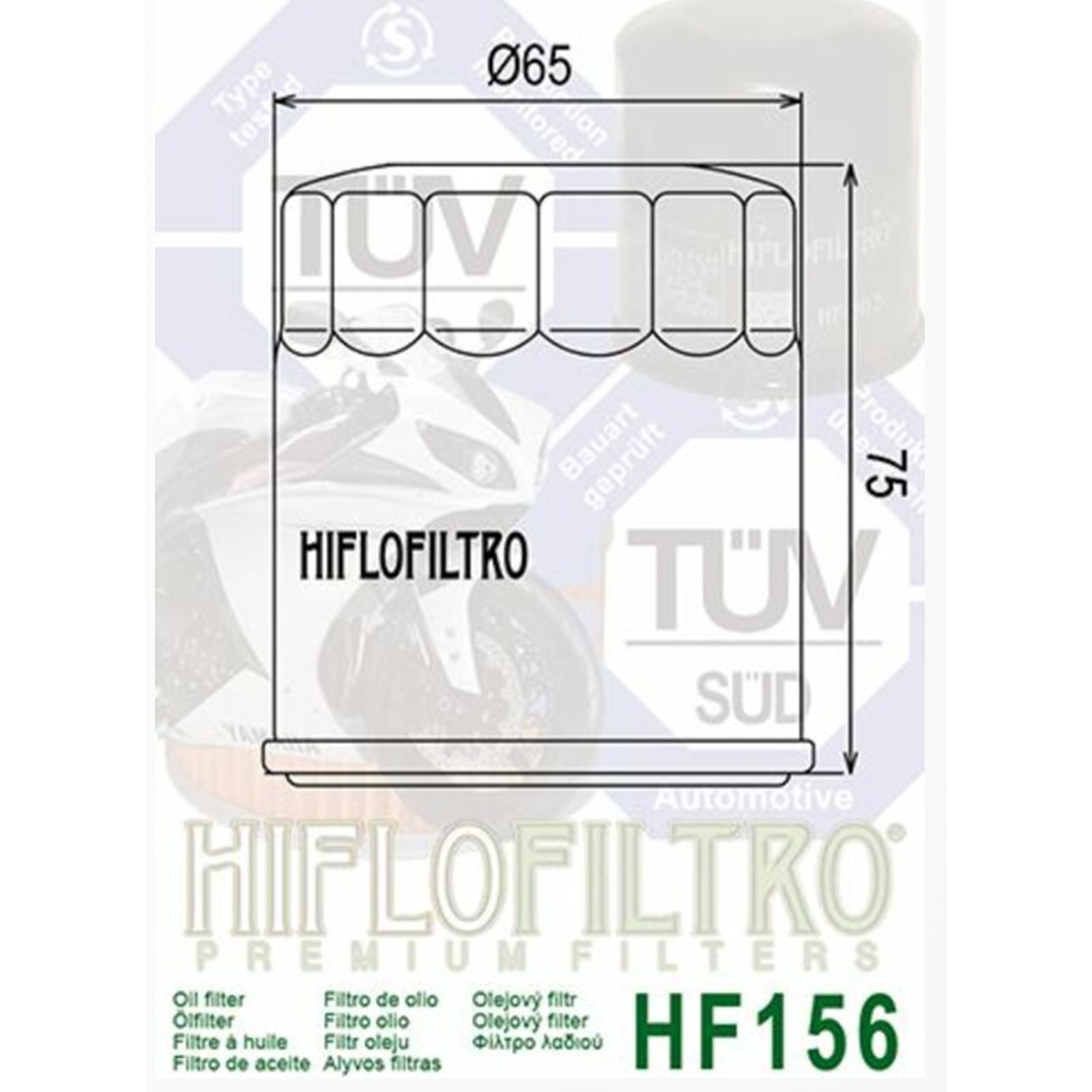 3x Hiflo HF156 Ölfilter für KTM Duke 620 640 Adventure LC4 640 EGS LC4-E 640 EXC 400 620 660