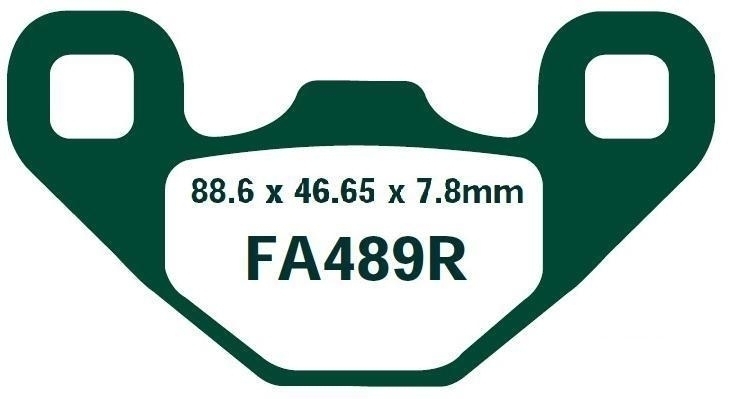 EBC Goldstuff Sintermetall Bremsbeläge FA489R