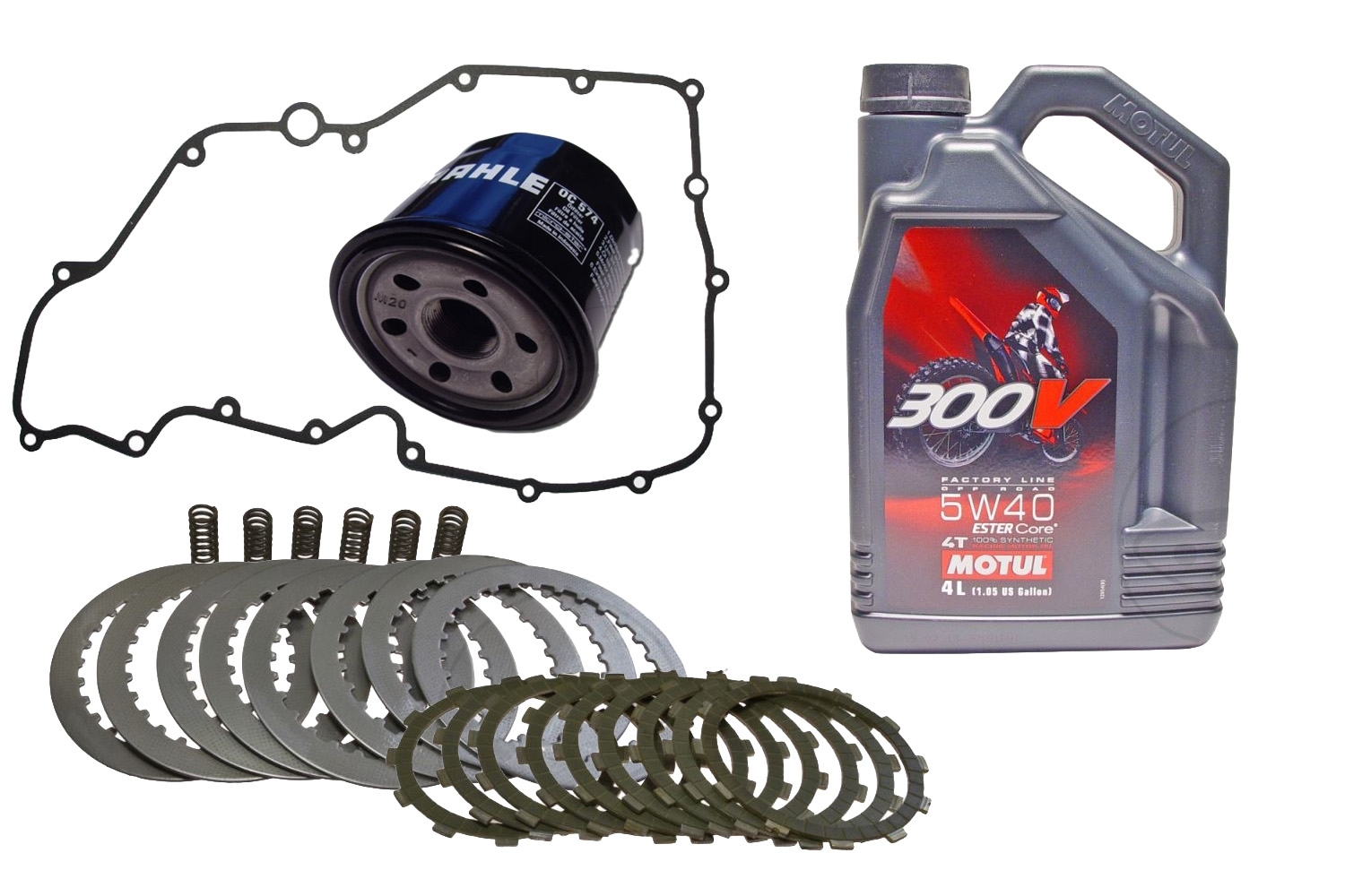 Kupplung Satz mit Dichtung + Ölfilter + Öl für Aprilia RSV 4 1000 Factory